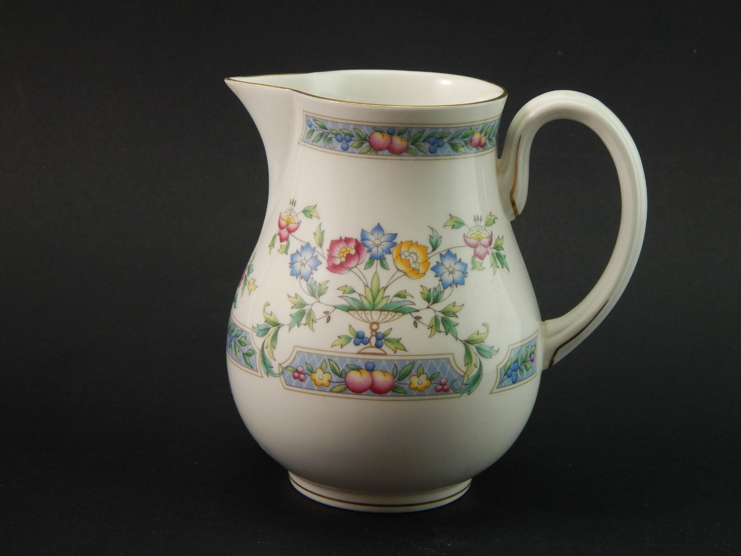 VINTAGE RARA CARAFFA BRICCO MAYFIELD PORCELLANA ROYAL WORCESTER DEL 1981