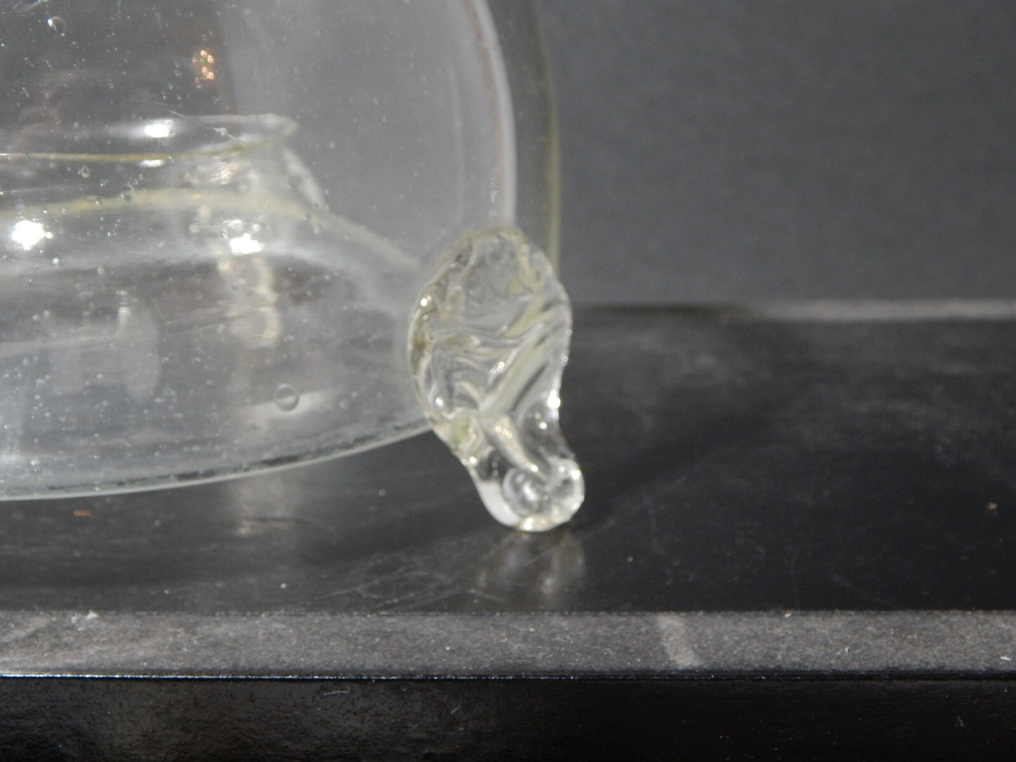 ANTICA MOSCAIOLA TRAPPOLA PER MOSCHE VETRO SOFFIATO ALTARE SAVONA XIX SECOLO