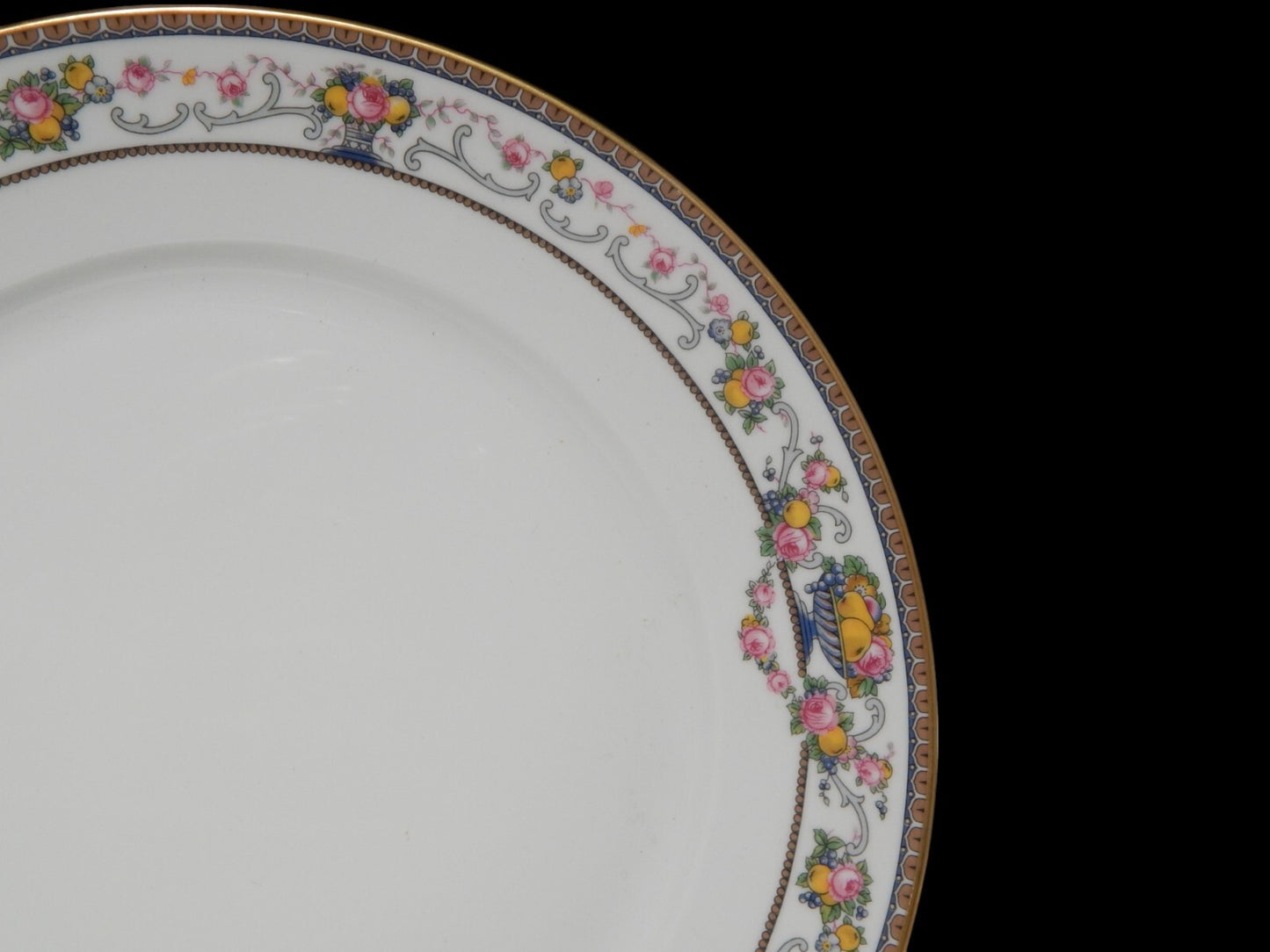 VINTAGE SERVIZIO TAVOLA PIATTI PORCELLANA ROSENTHAL CLASSIC ROSE GRECA FRUTTI