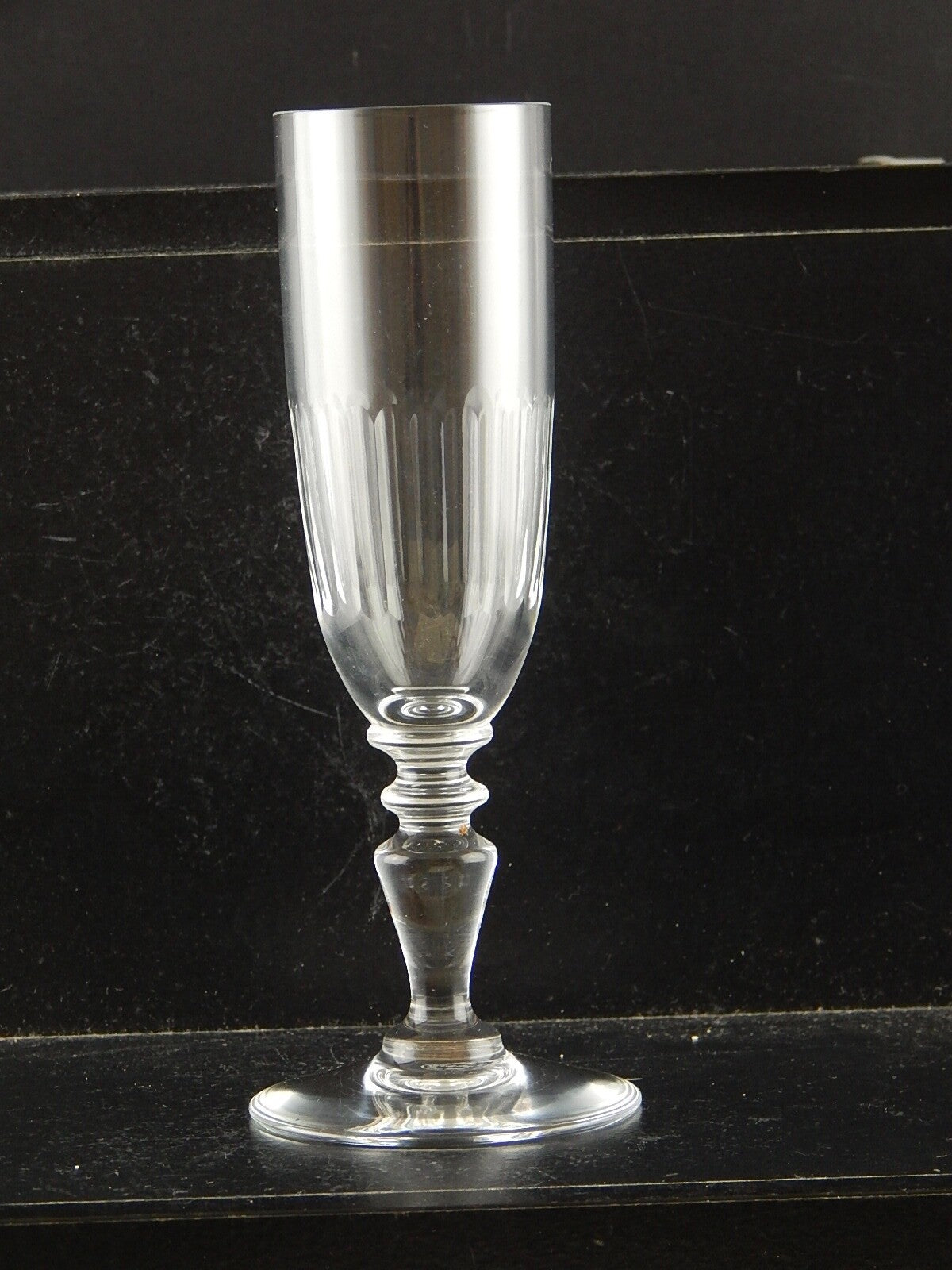 ANTICO CRISTALLERIA MARCHIO BACCARAT FLUTE CRISTALLO CHAMPAGNE RINASCIMENTO