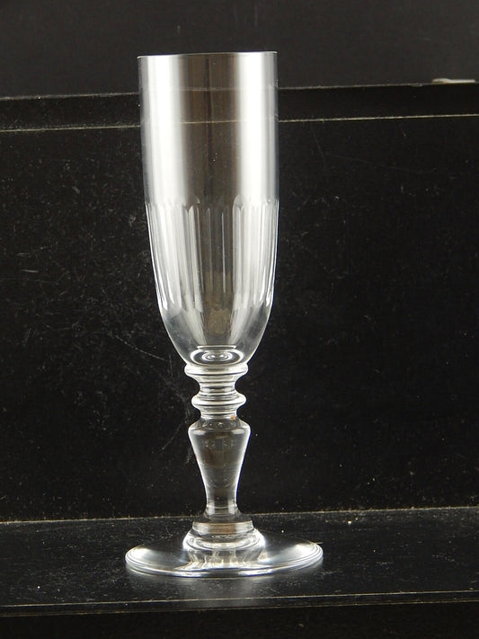 ANTICO CRISTALLERIA MARCHIO BACCARAT FLUTE CRISTALLO CHAMPAGNE RINASCIMENTO