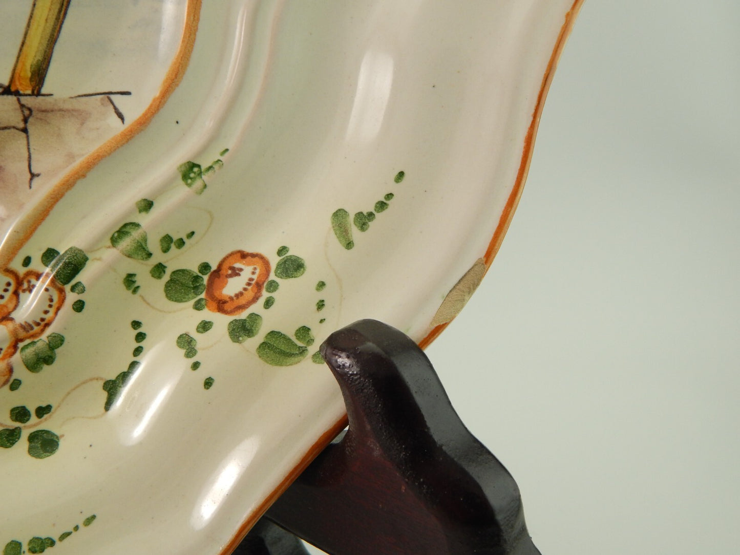 ANTICO RARO PREZIOSO PIATTO PARATA CERAMICA ALBISOLA LA CASA DELL'ARTE PRIMO 900