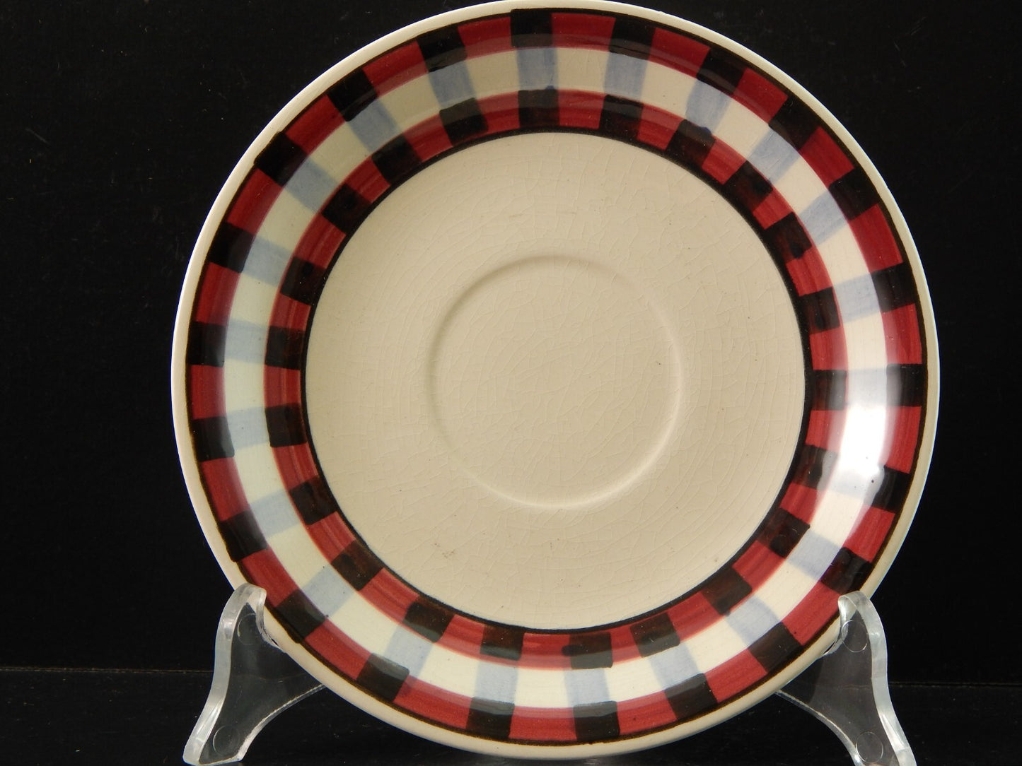 VILLEROY&BOCH ANTICA RARA TAZZA DA TE' PORCELLANA GLASGOW 8202 QUADRETTI #1585