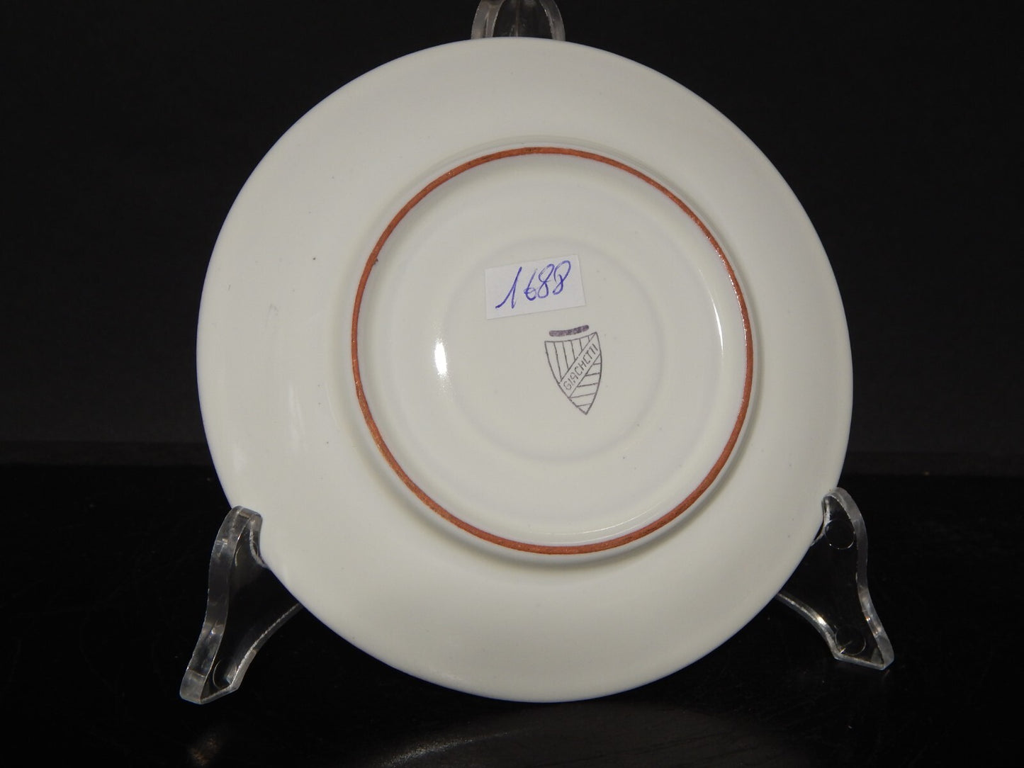 VINTAGE TAZZA CAFFE' CERAMICA MADE IN ITALY CERAMISTA BRUNO GIACHETTI #1688