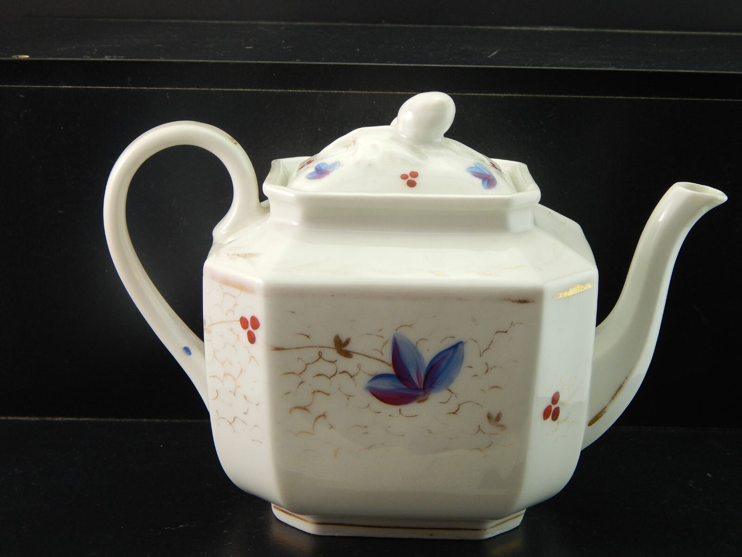 ANTICA PREZIOSA TEIERA IMPERO VECCHIO PARIGI PORCELLANA PRIMO 800