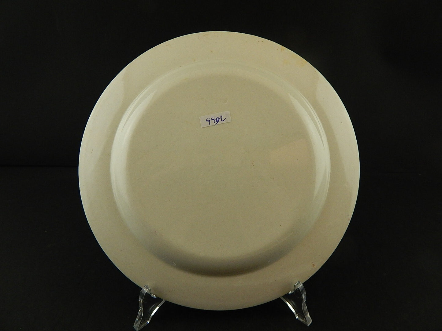 ANTICO PIATTO SEMI PORCELLANA RICHARD MILANO DECORO FERRARA META' 800 #9992