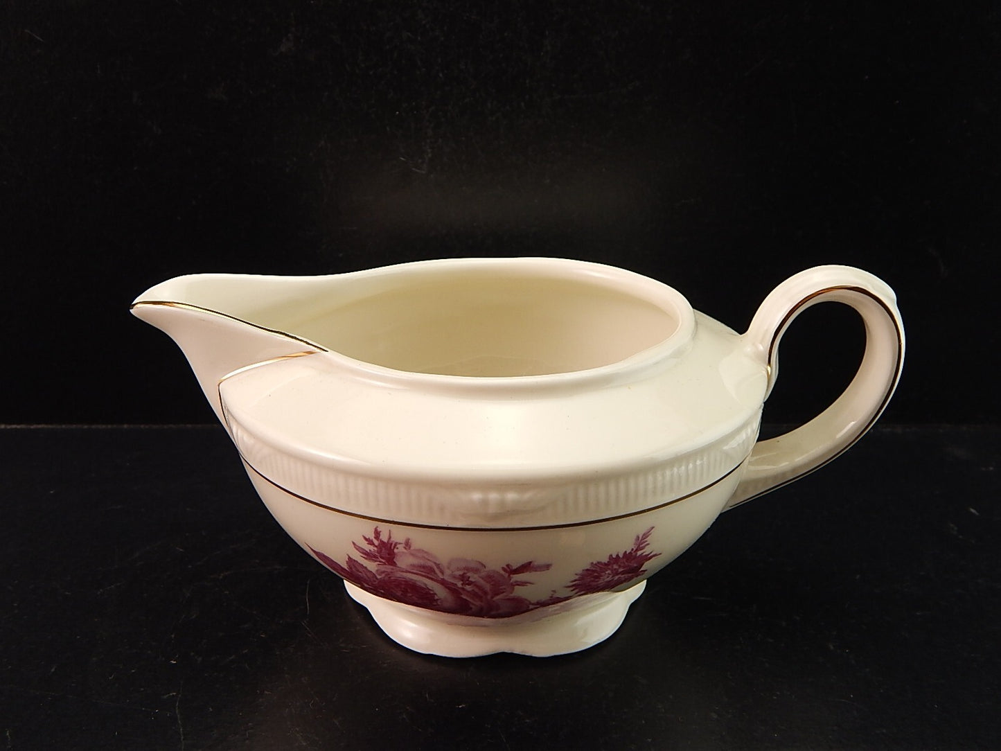 PREZIOSO ANTICO SERVIZIO TE' PORCELLANA ZEH SCHERZER BAVARIA DECORO ROSA FUCSIA