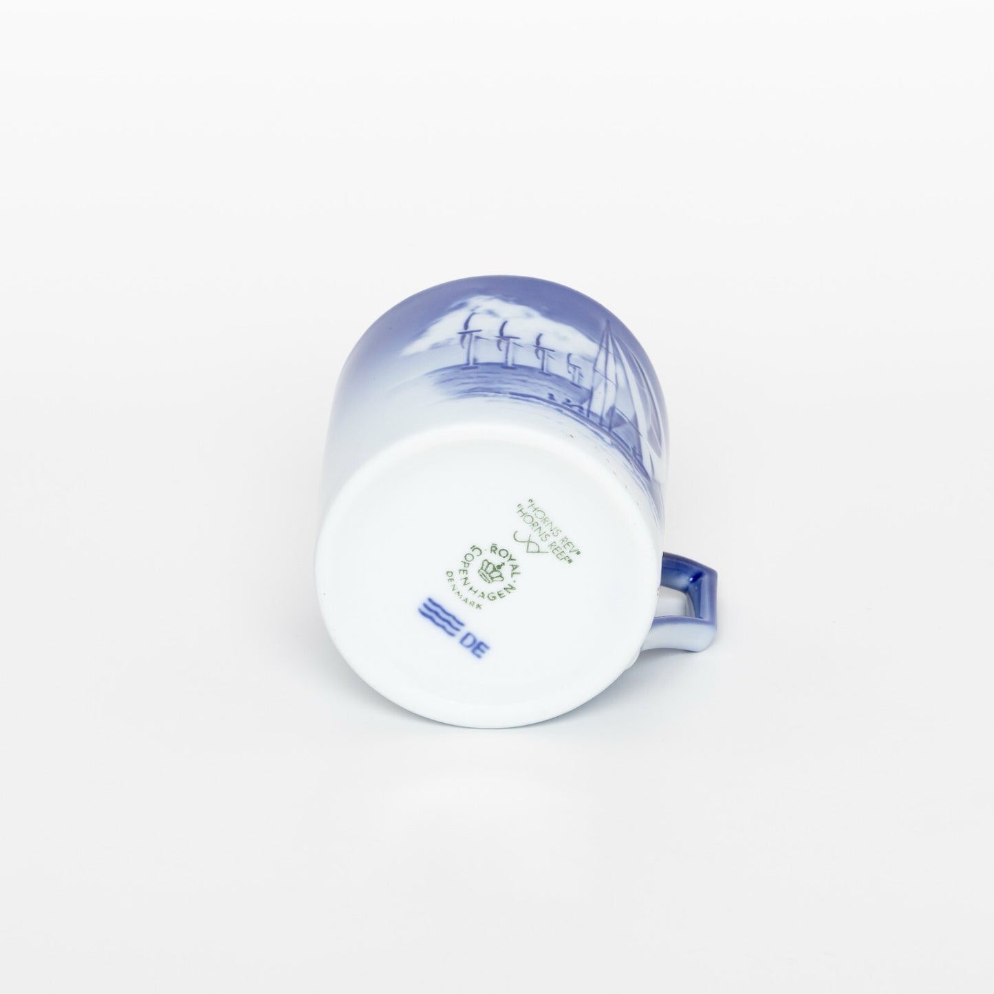 ROYAL COPENHAGEN PORCELLANA TAZZA DI NATALE 2012 ORIGINALE CON PIATTINO CM 7