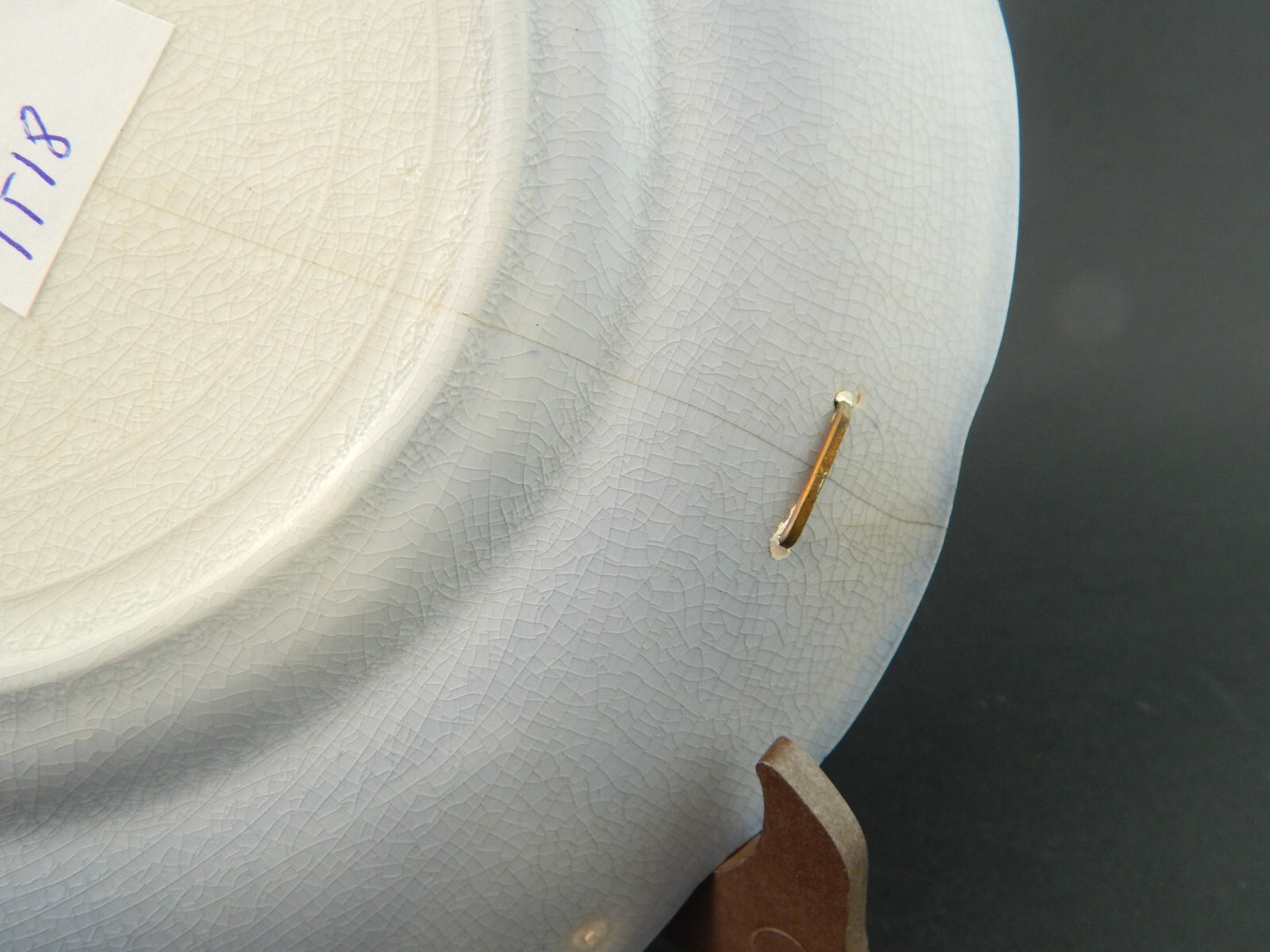 WEDGWOOD&CO ATALANTA ANTICO PIATTO CM 23 SEMI-PORCELLANA DEL 1906 RESTAURO