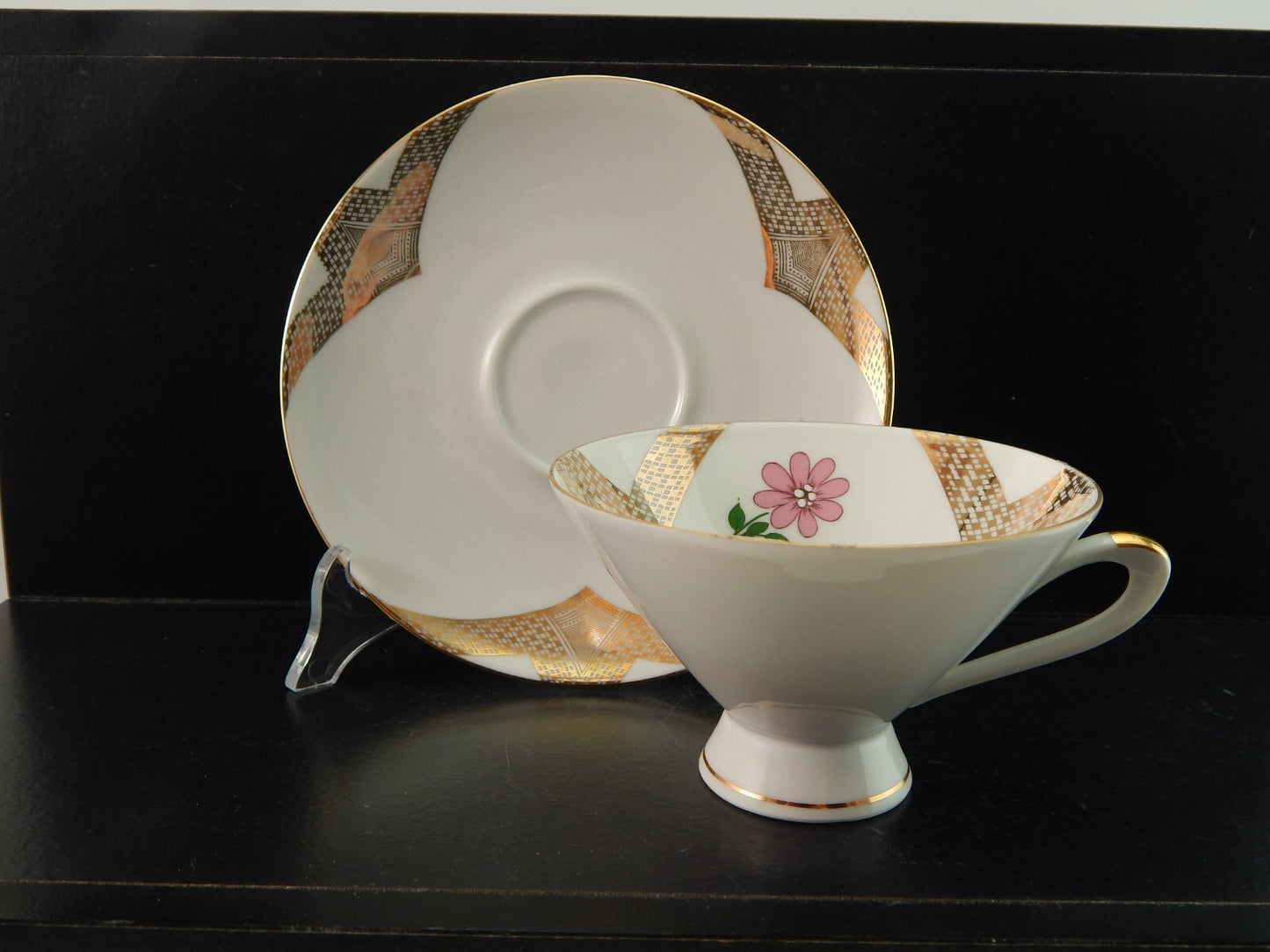 ANTICA RARA ART DECO TAZZA DA TE' PORCELLANA WINTERLING BAVARIA