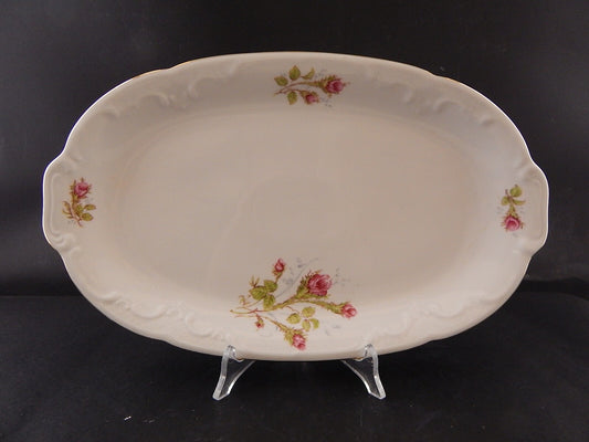 ROCAILLE RETRO' WINTERLING BAVARIA VASSOIO PIATTO OVALEPORCELLANA ROSA CANINA