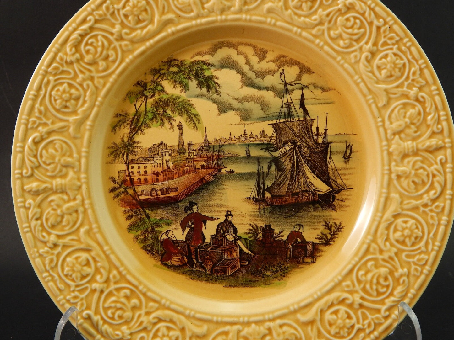 VINTAGE SERVIZIO 12 PIATTI ROYAL STAFFORDSHIRE CERAMICS ENGLAND SAFE HARBOUR