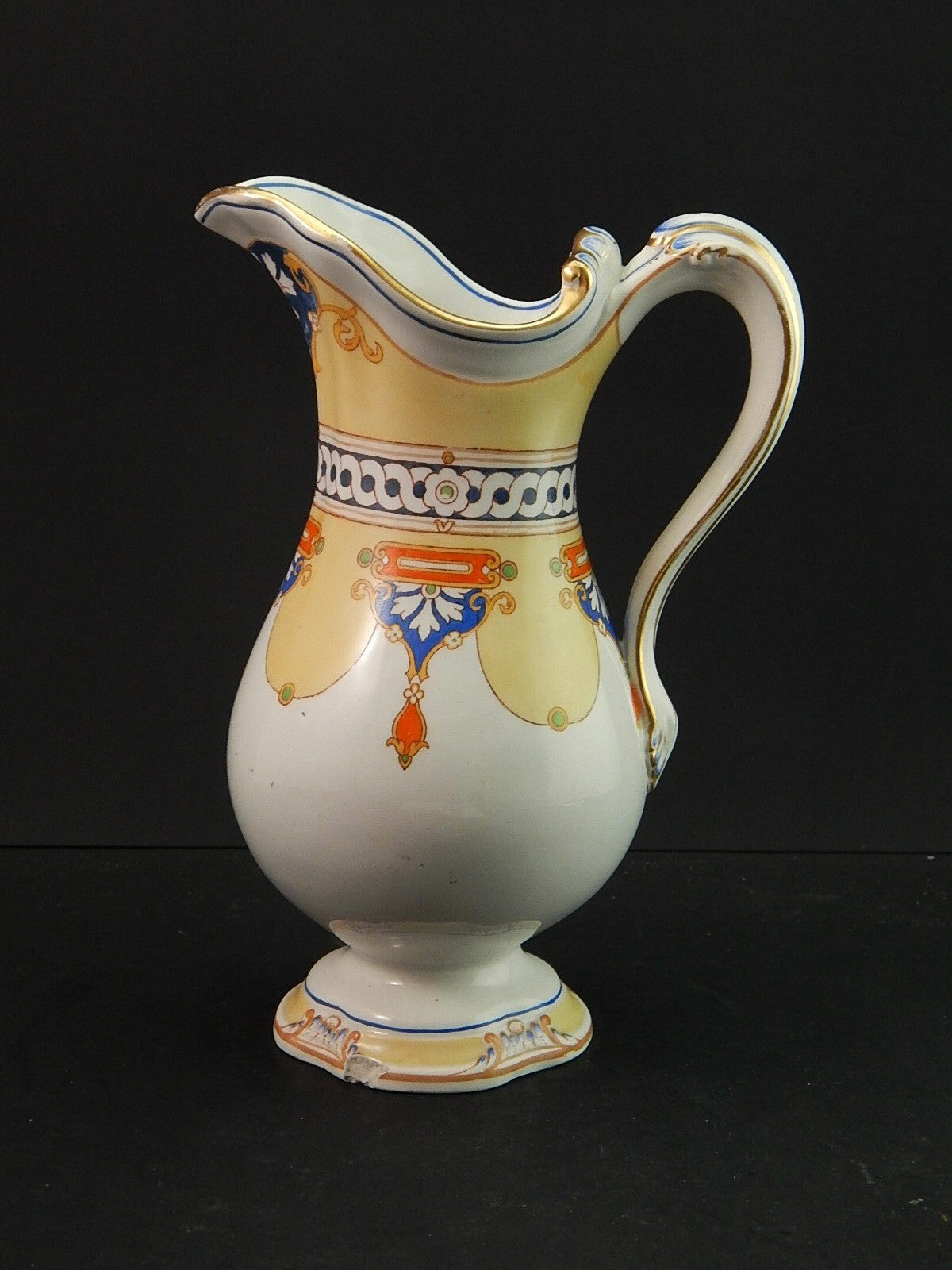 ANTICA CARAFFA BROCCA SEMI PORCELLANA COPELAND SPODE ENGLAND META' 1800