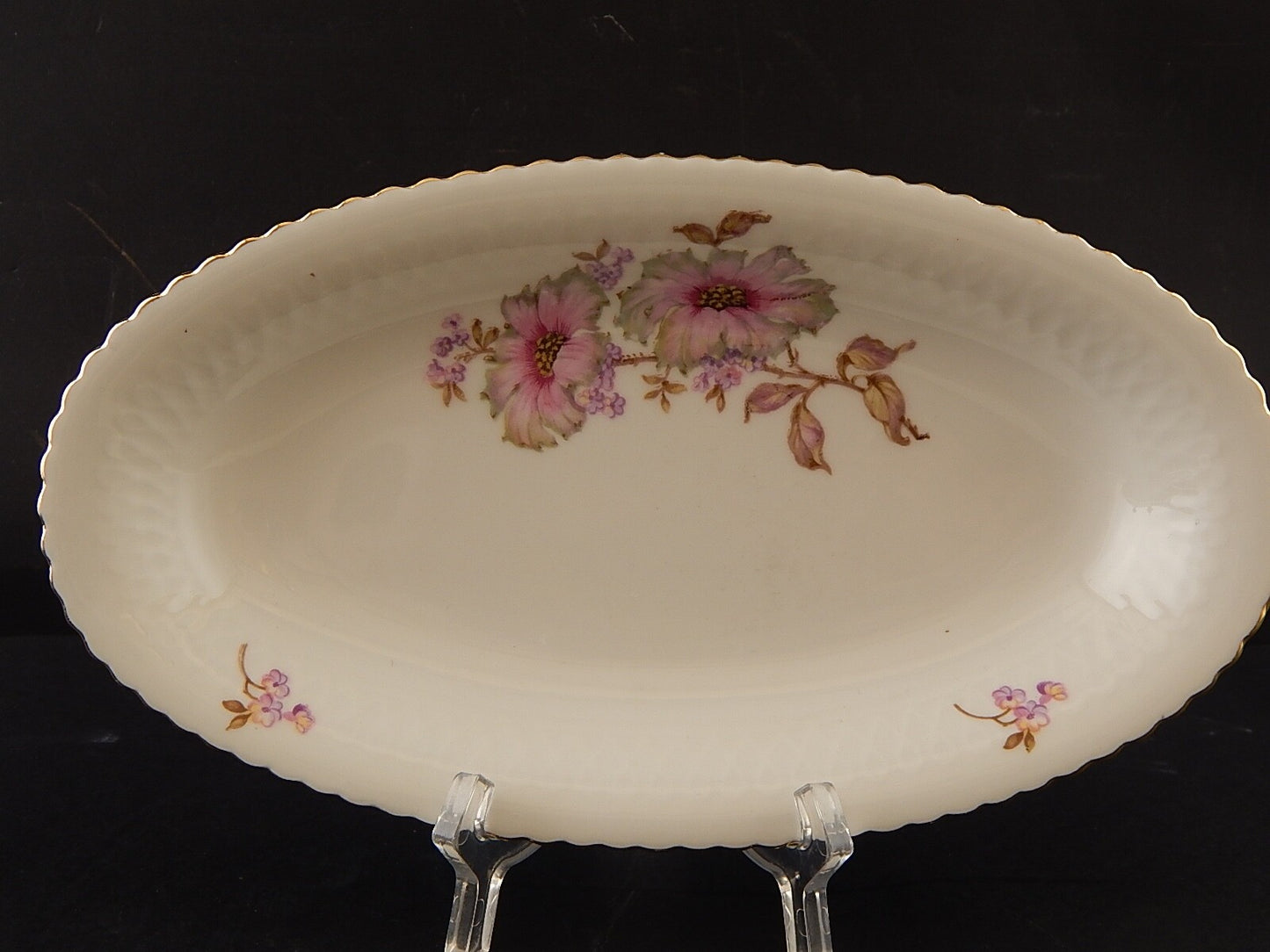 ANTICO RARO VASSOIO RAVIERA PORCELLANA SELTMANN WEIDEN BAVARIA ELISABETH