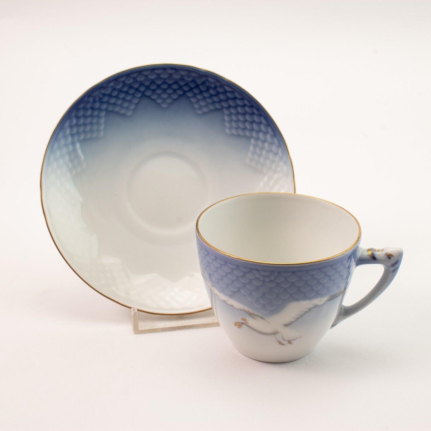 TAZZA CAFFE' PORCELLANA ORO ZECCHINO GABBIANI ROYAL COPENHAGEN BING&GRONDAHL SN