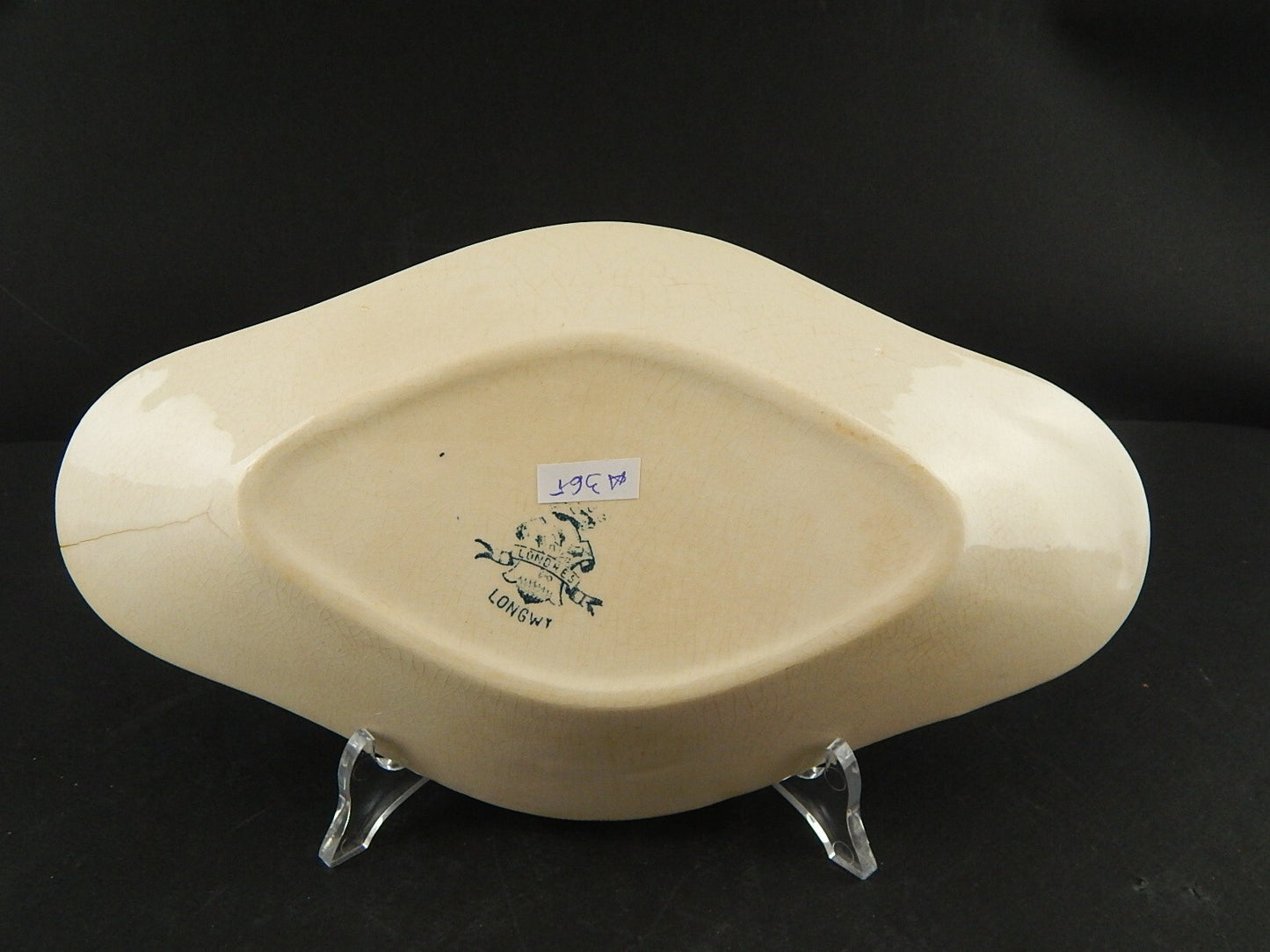 ANTICA RAVIERA VASSOIO LIBERTY CERAMICA LONGWY MODELLO LONDRES