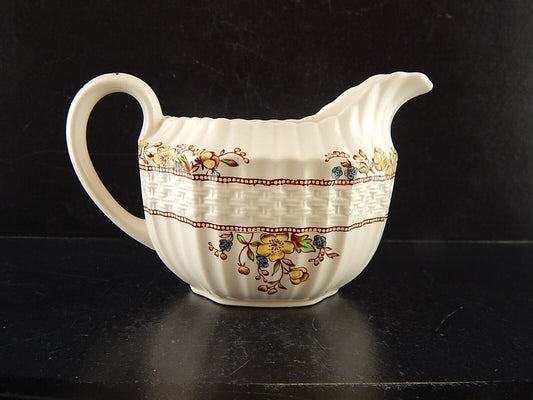 ANTICA LATTIERA INGLESE SEMI PORCELLANA COPELAND SPODE BUTTERCUP COLLECTION 1895