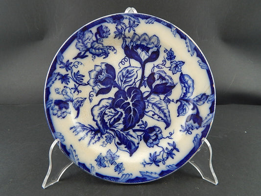 ANTICO PIATTO NINFEE CERAMICA RICHARD MILANO FINE 800 FLOW BLUE WATER NYMPH A766