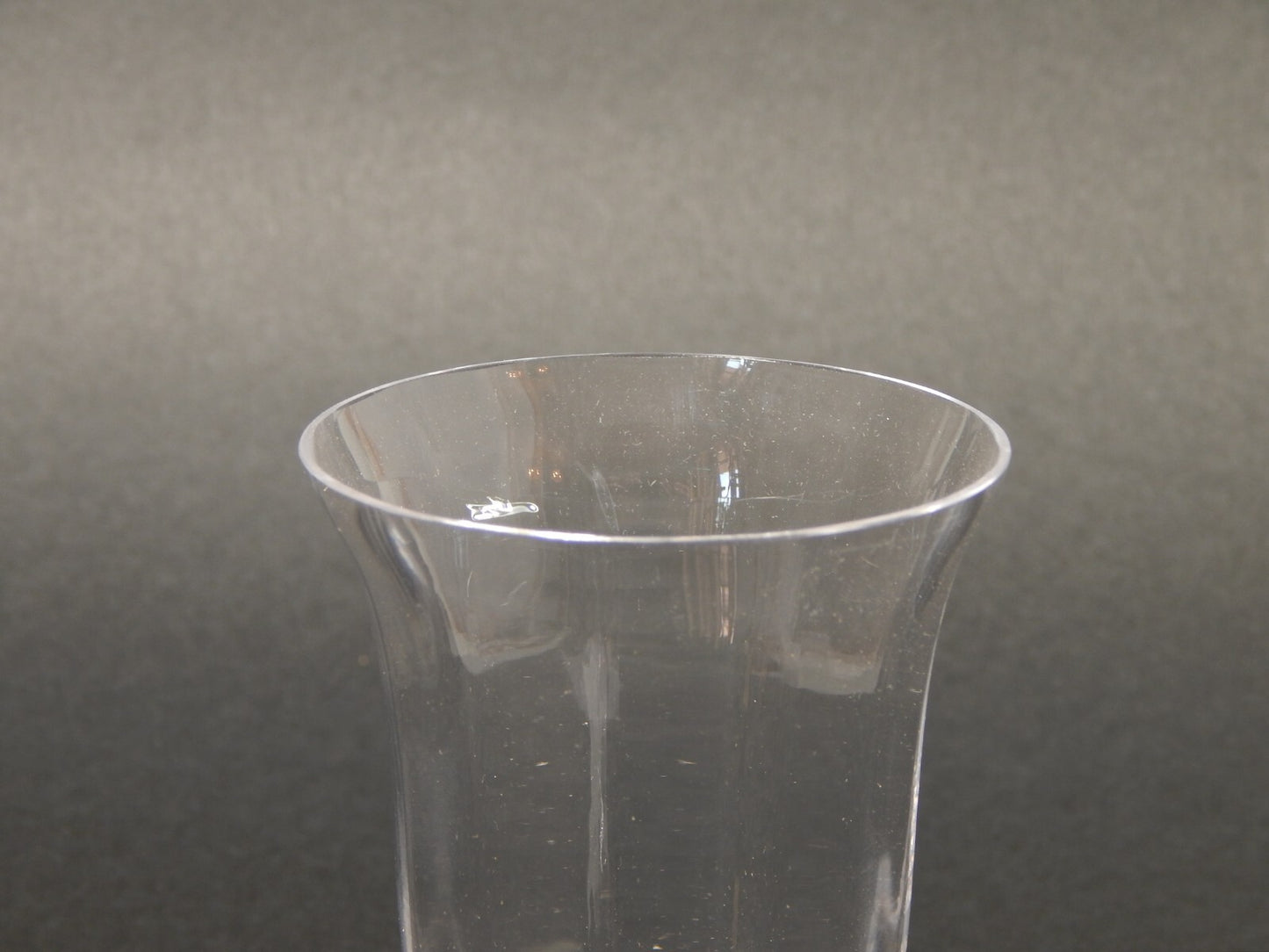 VINTAGE ELEGANTE SET 2 BICCHIERI CALICI CRISTALLO MADE IN ITALY ANNI '60