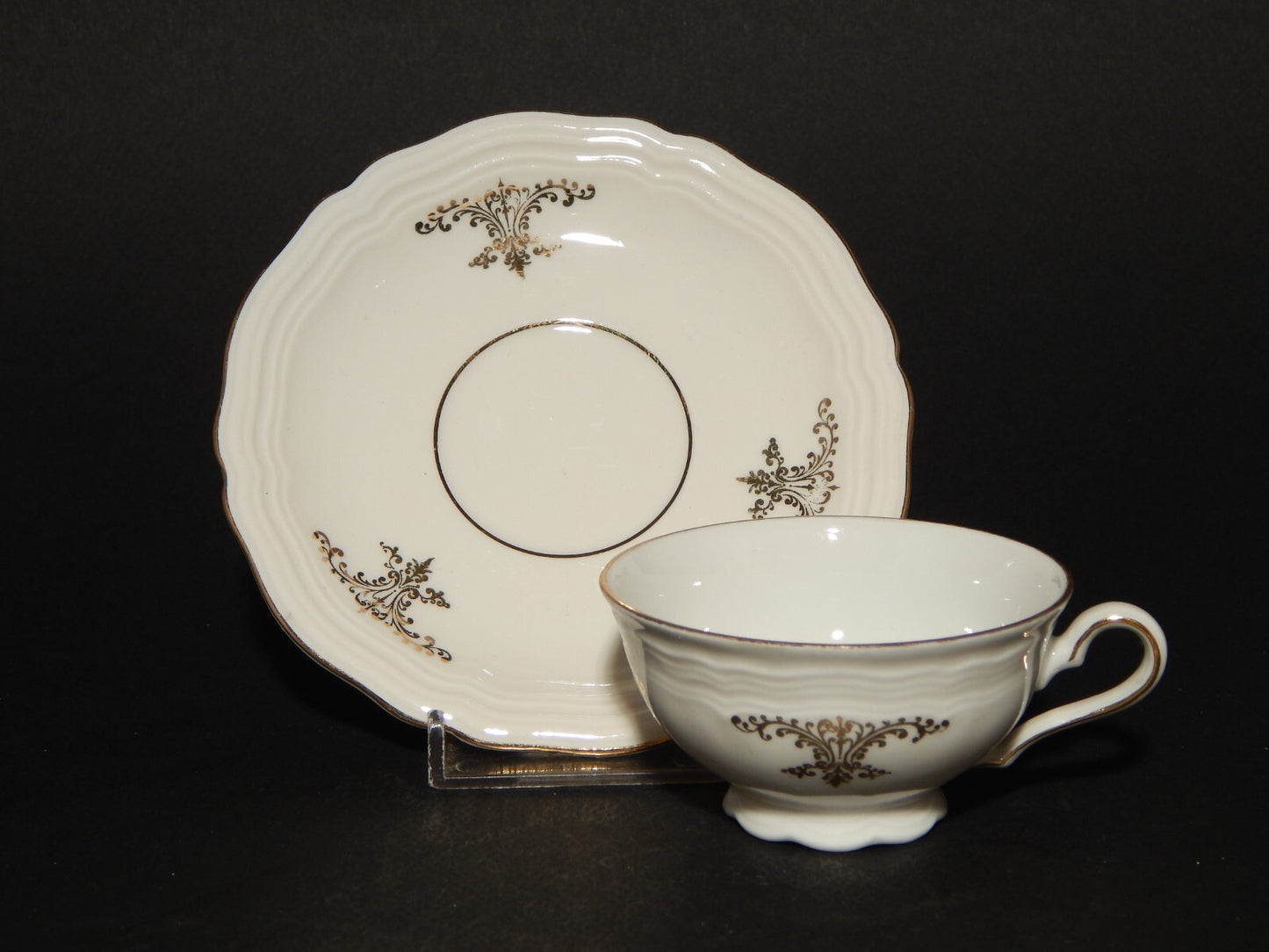 ANTICO SERVIZIO CAFFÈ PORCELLANA BIANCA ORO MARIE LUISE BAVARIA SELTMANN WEIDEN