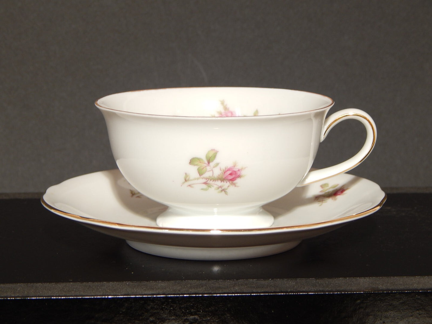 ANTICO SERVIZIO TÈ PORCELLANA BAVARIA OSCAR SCHALLER RHEINPFALZ ROSA CANINA