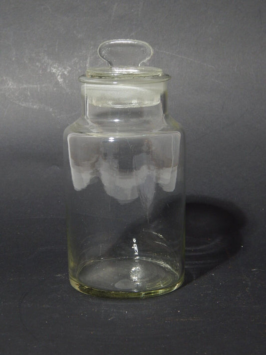ANTICO VASO ALBARELLO VETRO SOFFIATO ALTARE FARMACIA DROGHERIA A432