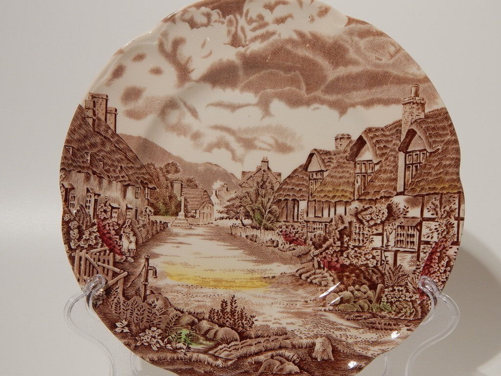 ANTICO SERVIZIO 12 PIATTI SEMI PORCELLANA JOHNSON BROS OLDE ENGLISH COUNTRYSIDE