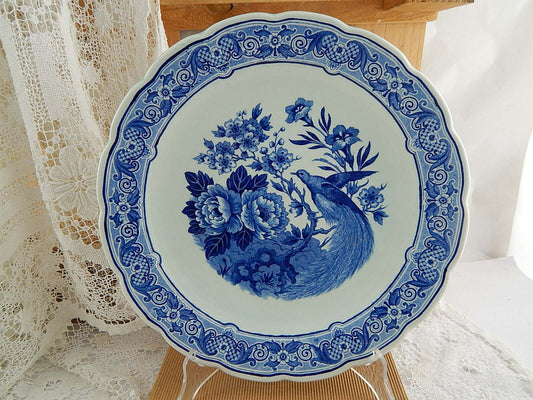 VINTAGE PIATTO DELFTS CERAMICA ROYAL SPHYNX MAASTRICHT P. REGOUT DIPINTO MANO