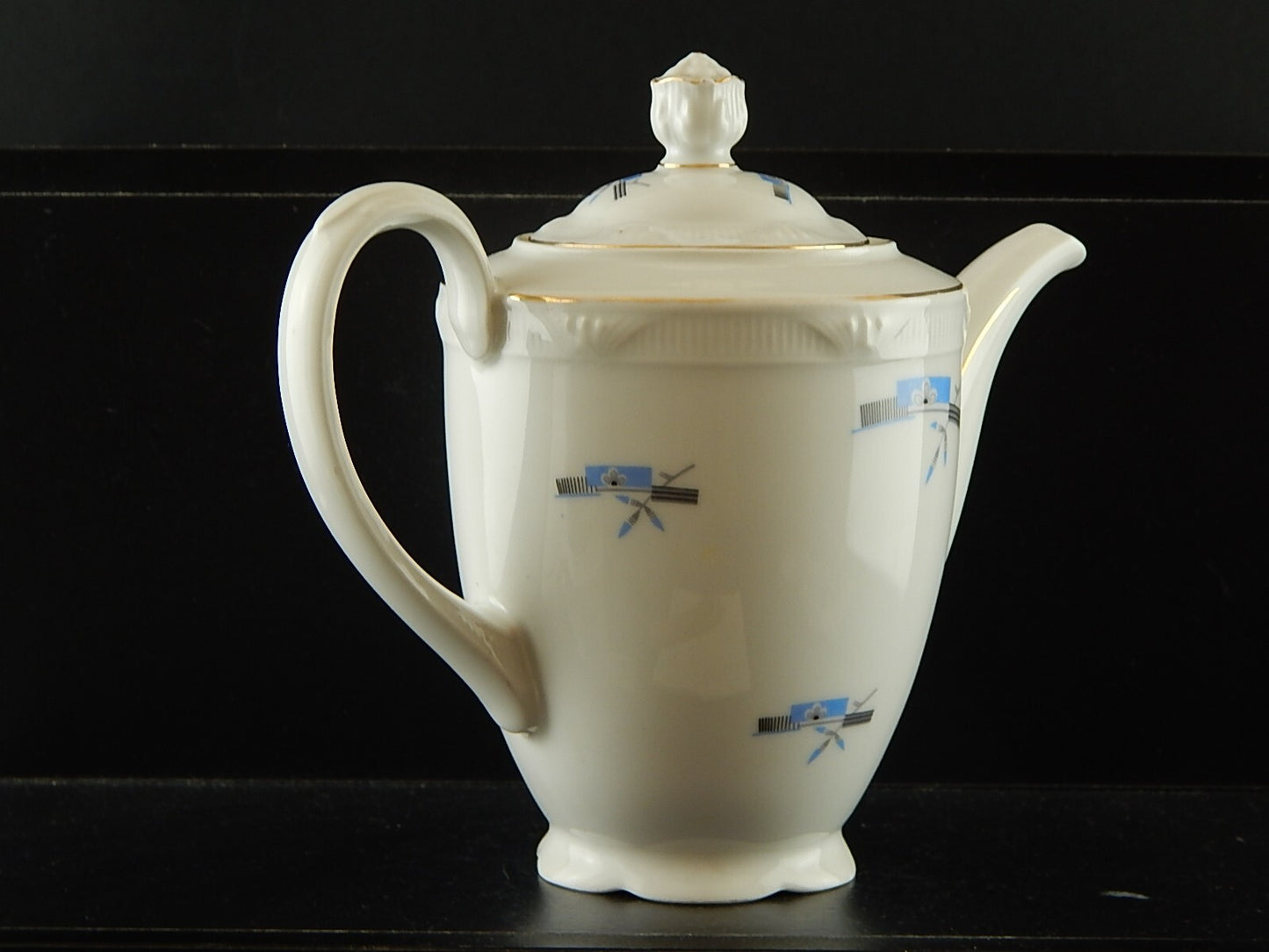 PREZIOSO ANTICO ART DECO SERVIZIO TE' PORCELLANA ZEH SCHERZER BAVARIA