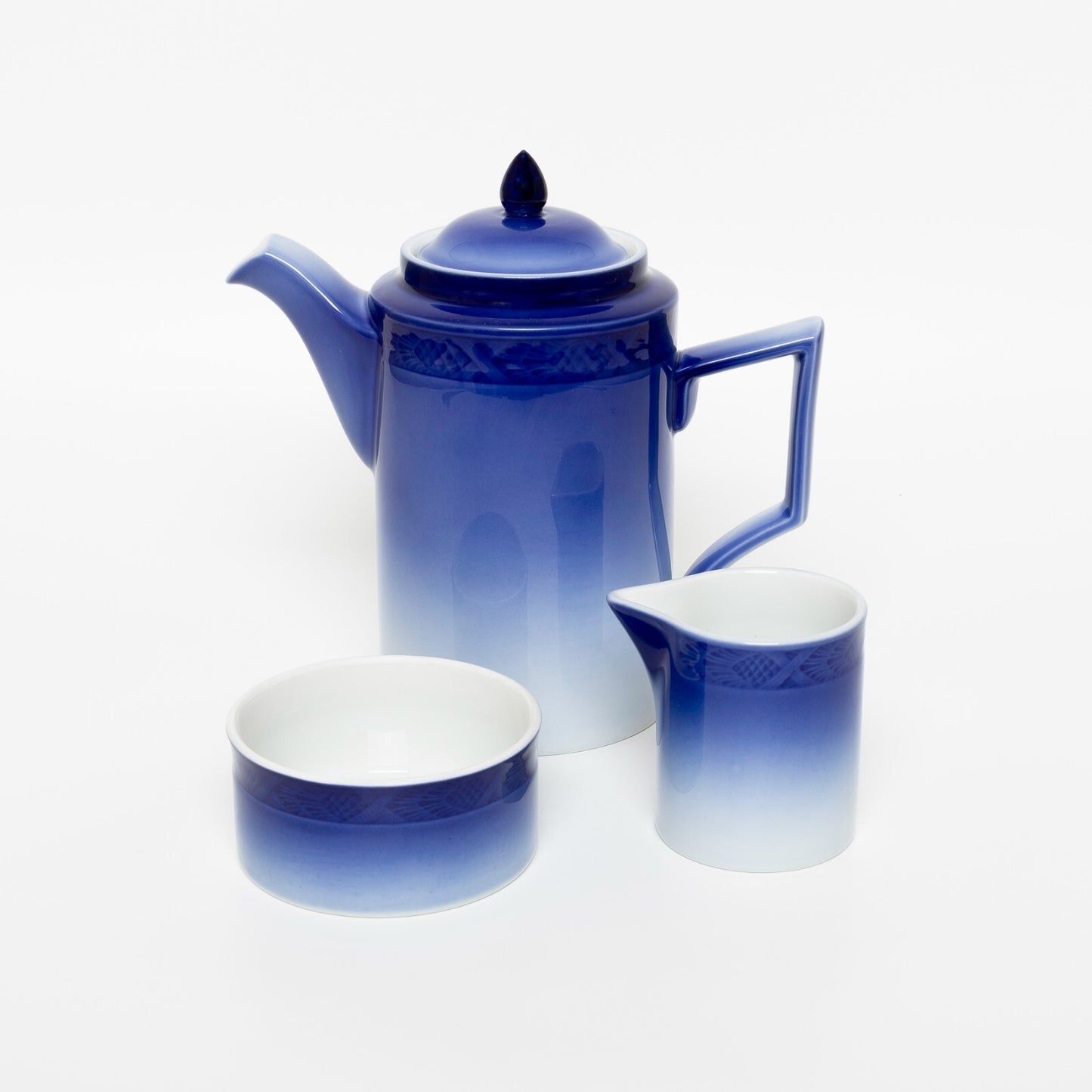 ROYAL COPENHAGEN PORCELLANA TEIERA CAFFETTIERA DI NATALE ORIGINALE CM 19