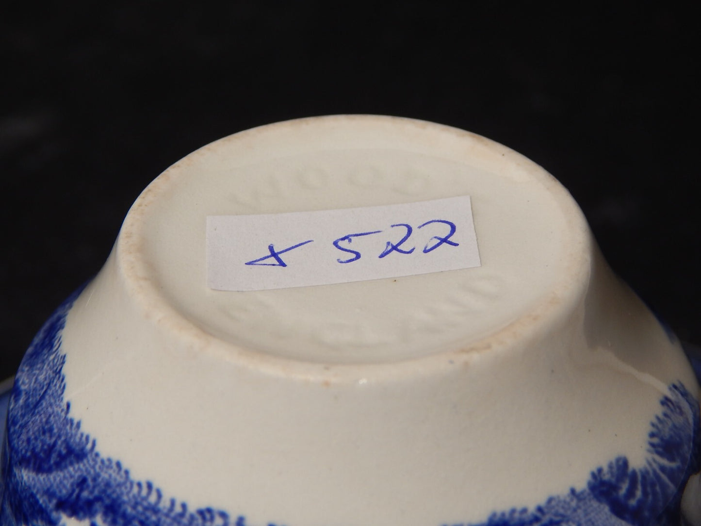 ANTICA TAZZA CERAMICA POTTERY ENOCH WOOD&SONS DECORO ENGLISH SCENERY