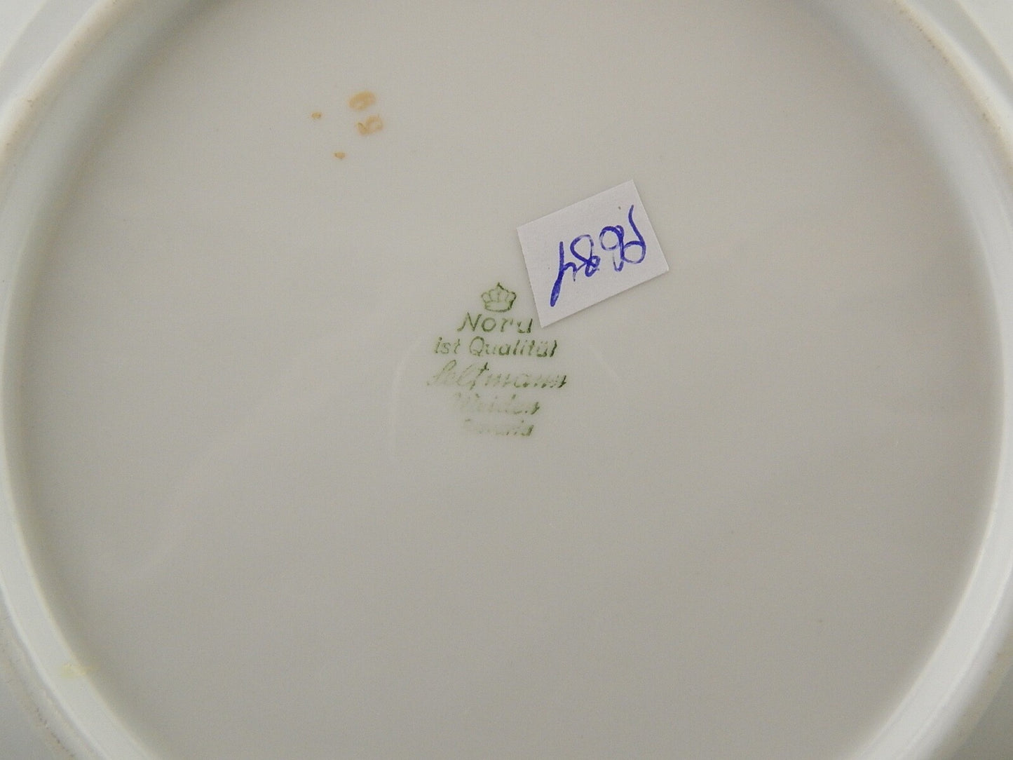 VINTAGE PIATTO DESSERT PORCELLANA SELTMANN WEIDEN BAVARIA FIORI DI PESCO