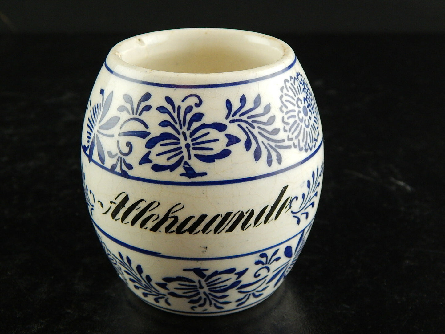 ANTICO BARATTOLO CERAMICA CUCINA FINE 800 NORD EUROPA ALLEHAANDE SPEZIE MISTE