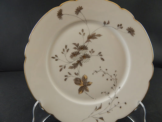 ANTICO PIATTO PORCELLANA GINORI DOCCIA DEL 1926 DECORATO A MANO DIFETTO A274