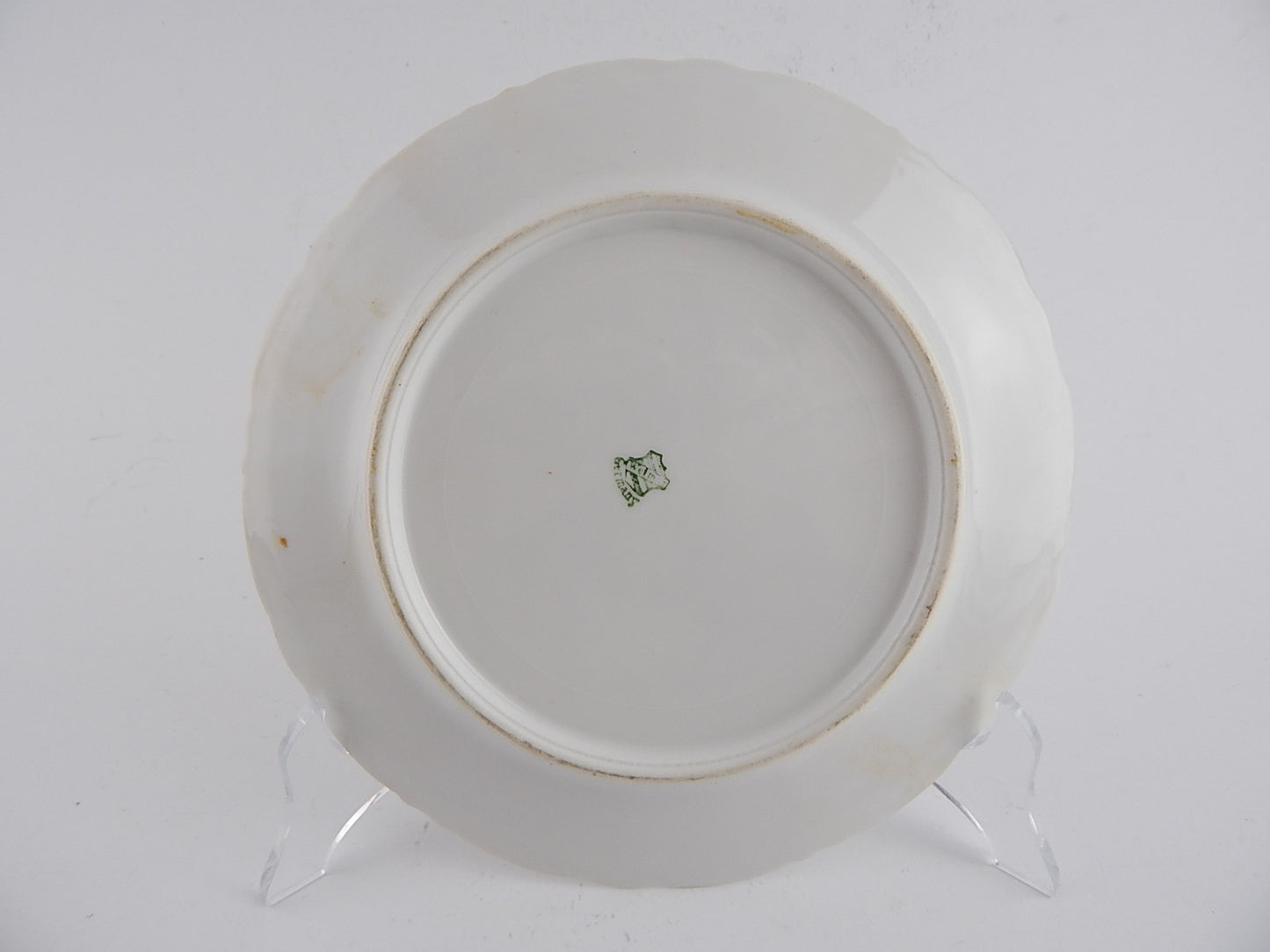 ANTICO RARO PIATTO PORCELLANA INIZIO 1900 MANIFATTURA WEIMAR COLLEZIONE FRUTTA