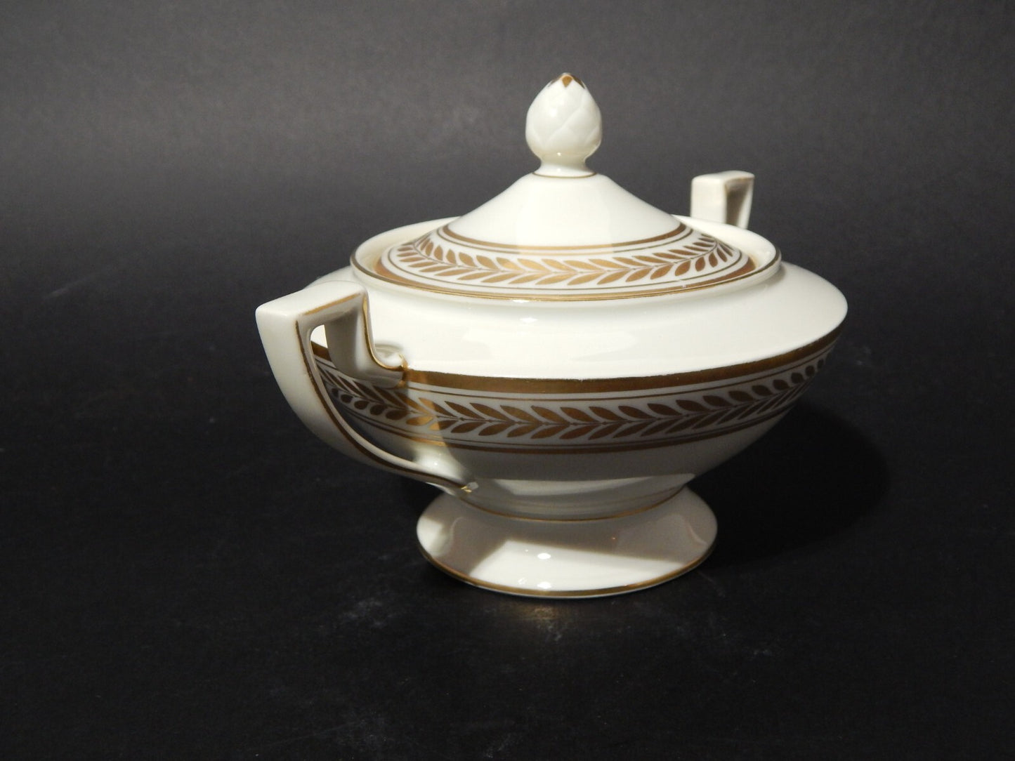 ANTICO SERVIZIO TE' PORCELLANA MODELLO IMPERO KONIGL.1794 ROYAL TETTAU