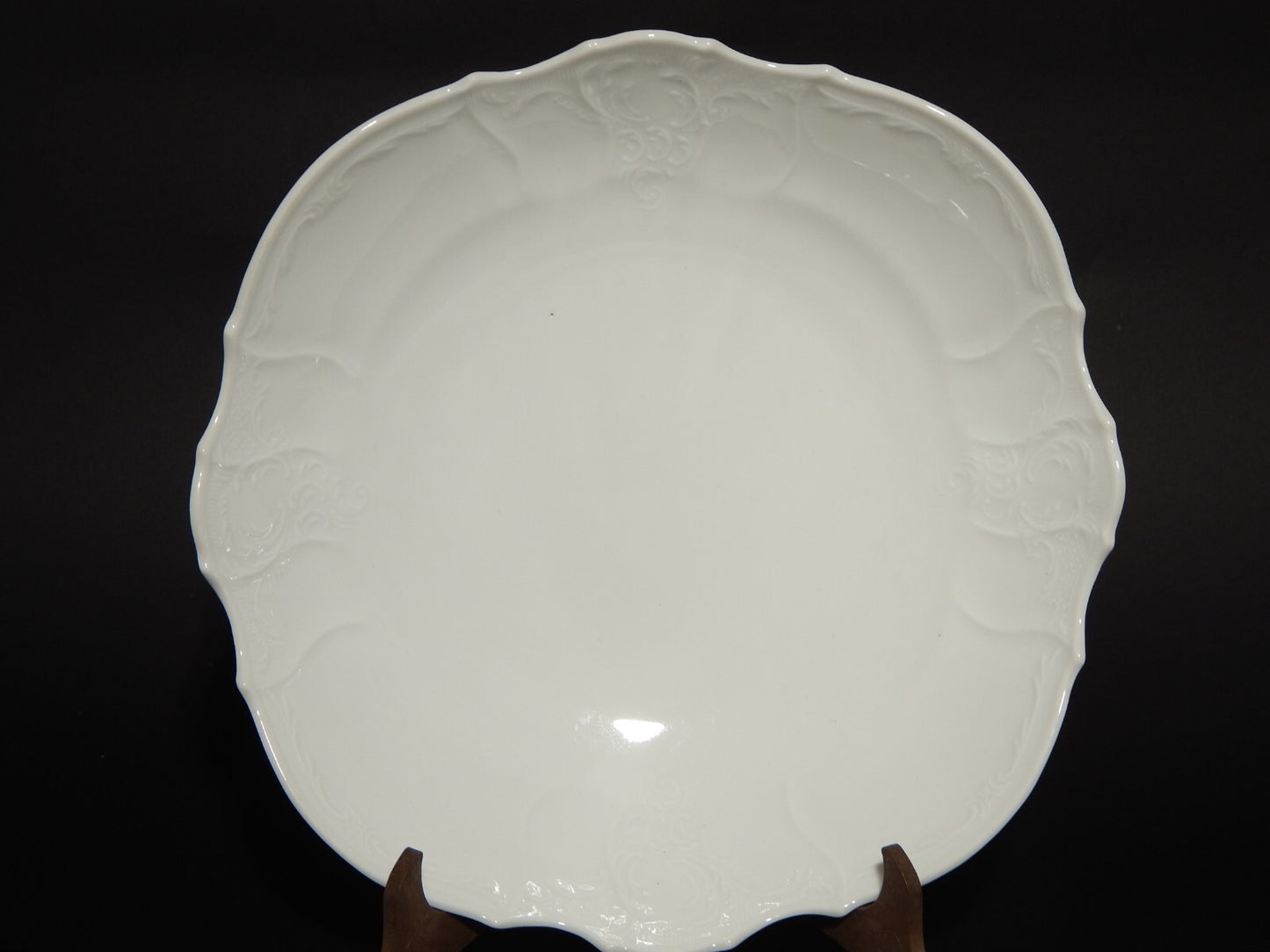 ANTICA ELEGANTE CIOTOLA INSALATIERA PORCELLANA BIANCA BOEMA MODELLO BERNADOTTE