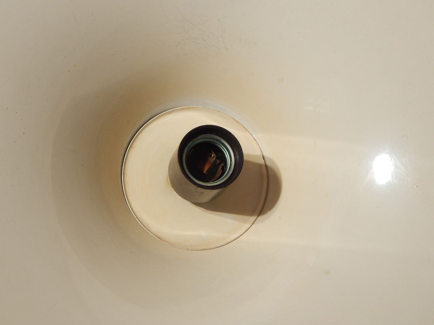 VINTAGE LAMPADARIO SEMI PENDANT DESIGN DANESE BONDERUP & THORUP OTTONE LUCIDATO