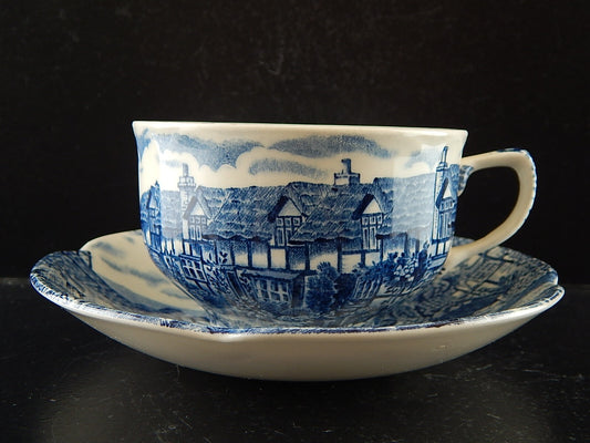 ANTICA TAZZA TE' SEMI PORCELLANA JOHNSON BROS OLDE ENGLISH COUNTRYSIDE