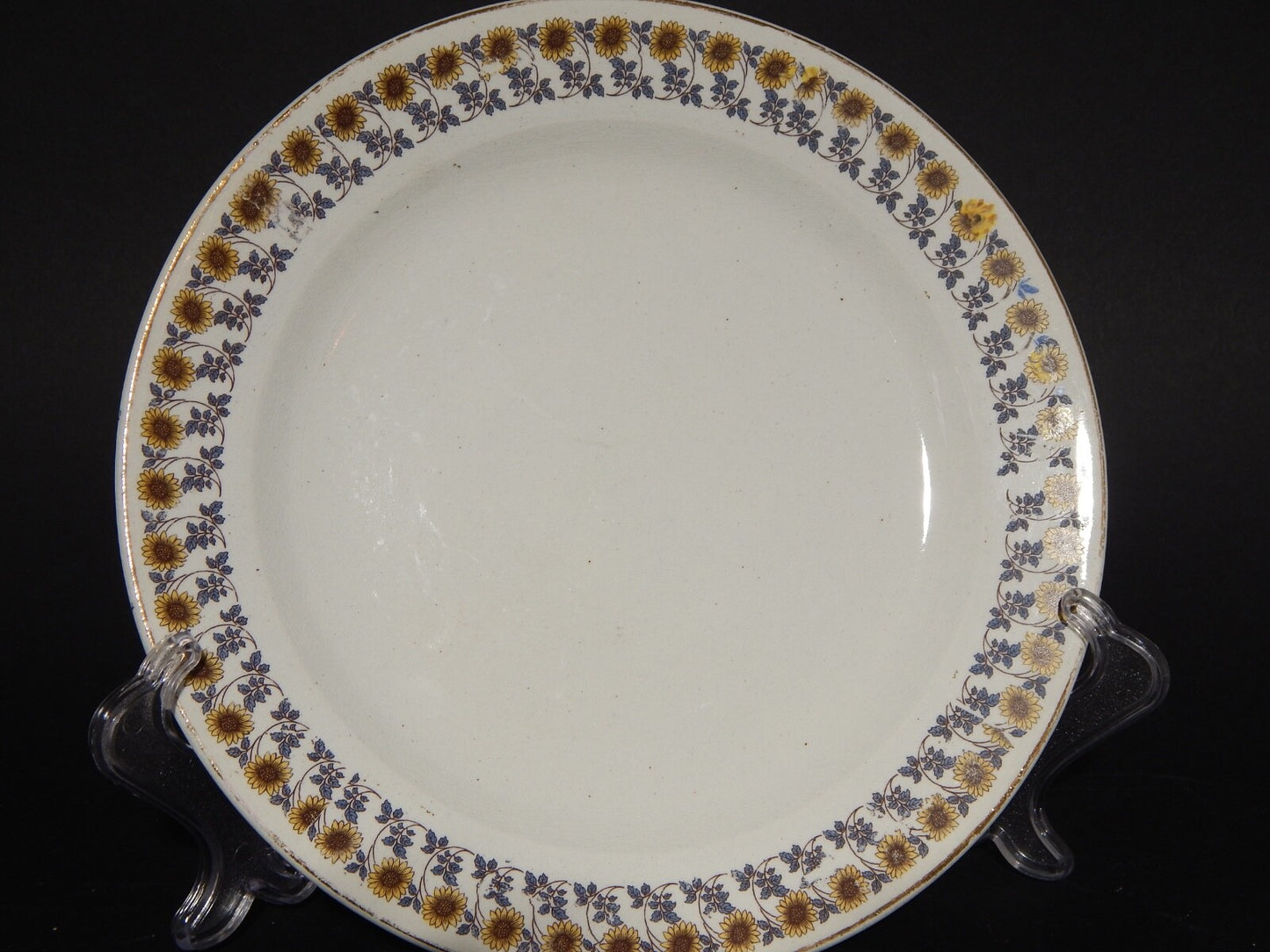 ANTICO RARO SERVIZIO TAVOLA 8 PIATTI S.C.I. CERAMICA ITALIANA LAVENO GIRASOLI