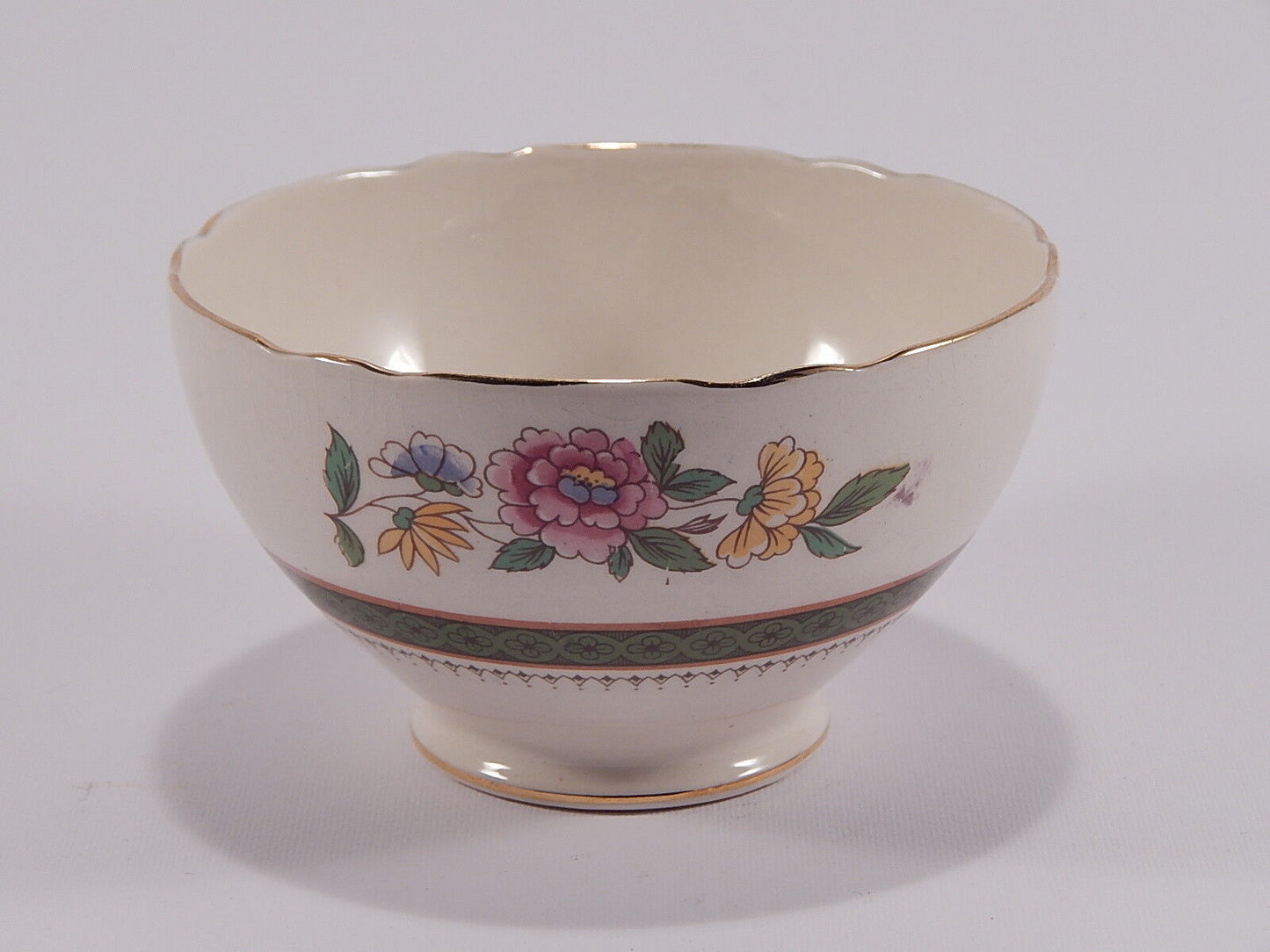 VINTAGE SCODELLA PORCELLANA INGLESE ROYAL CAULDON "LUDLOW" PORCELAIN BOWL