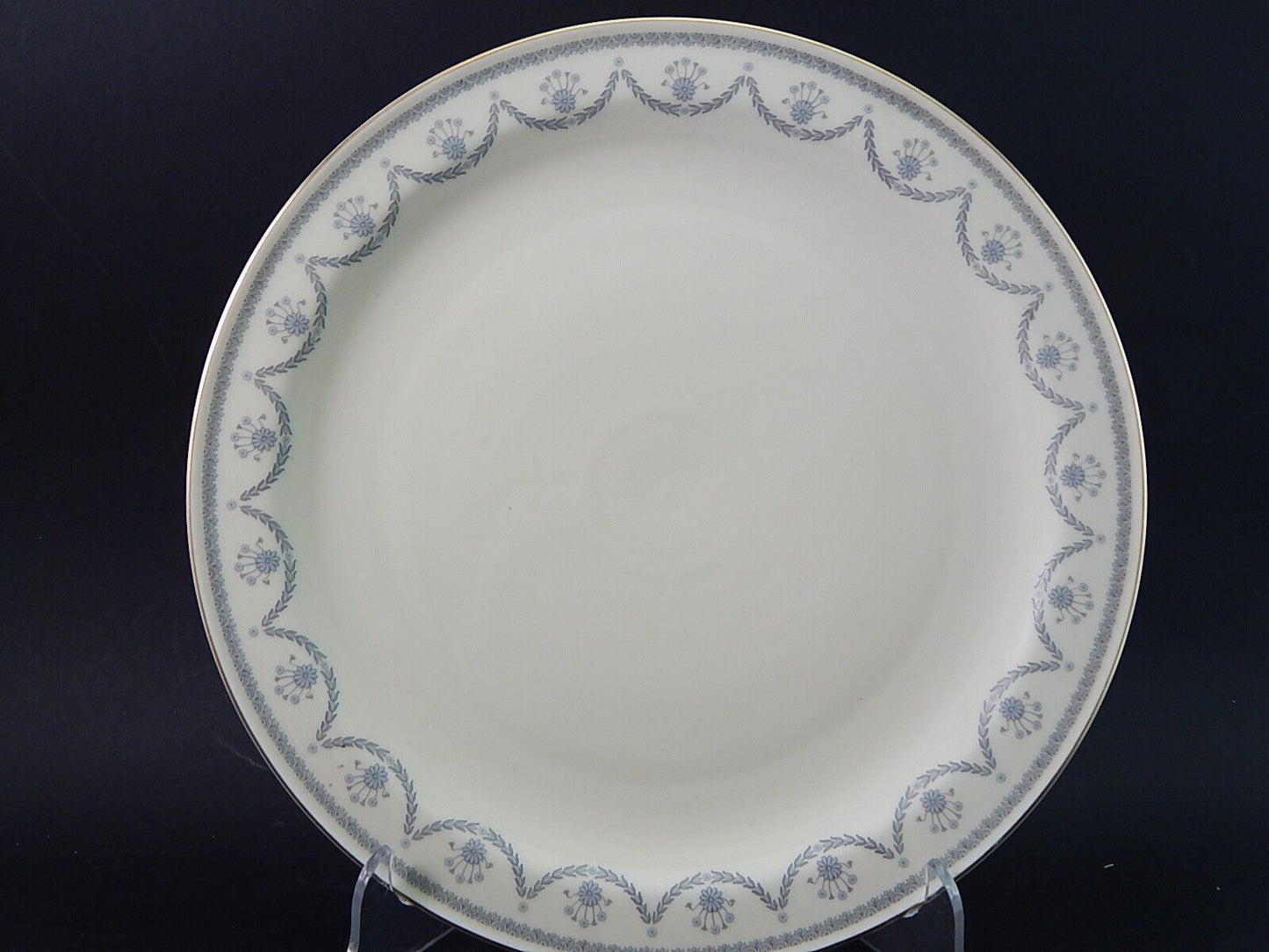 VINTAGE VASSOIO ROTONDO PORCELLANA AVORIO KRAUTHEIM BAVARIA STILE IMPERO