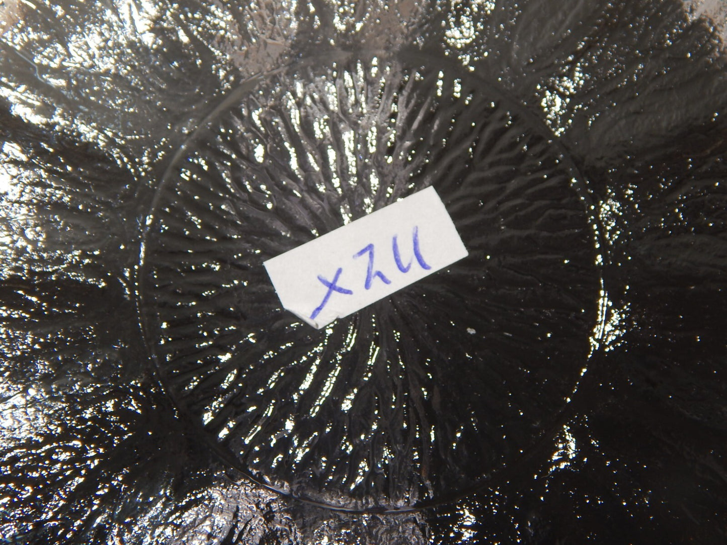 HOLMEGAARD CENTROTAVOLA IN VETRO PORTA CANDELA MARGHERITA VINTAGE ANNI 70 #711