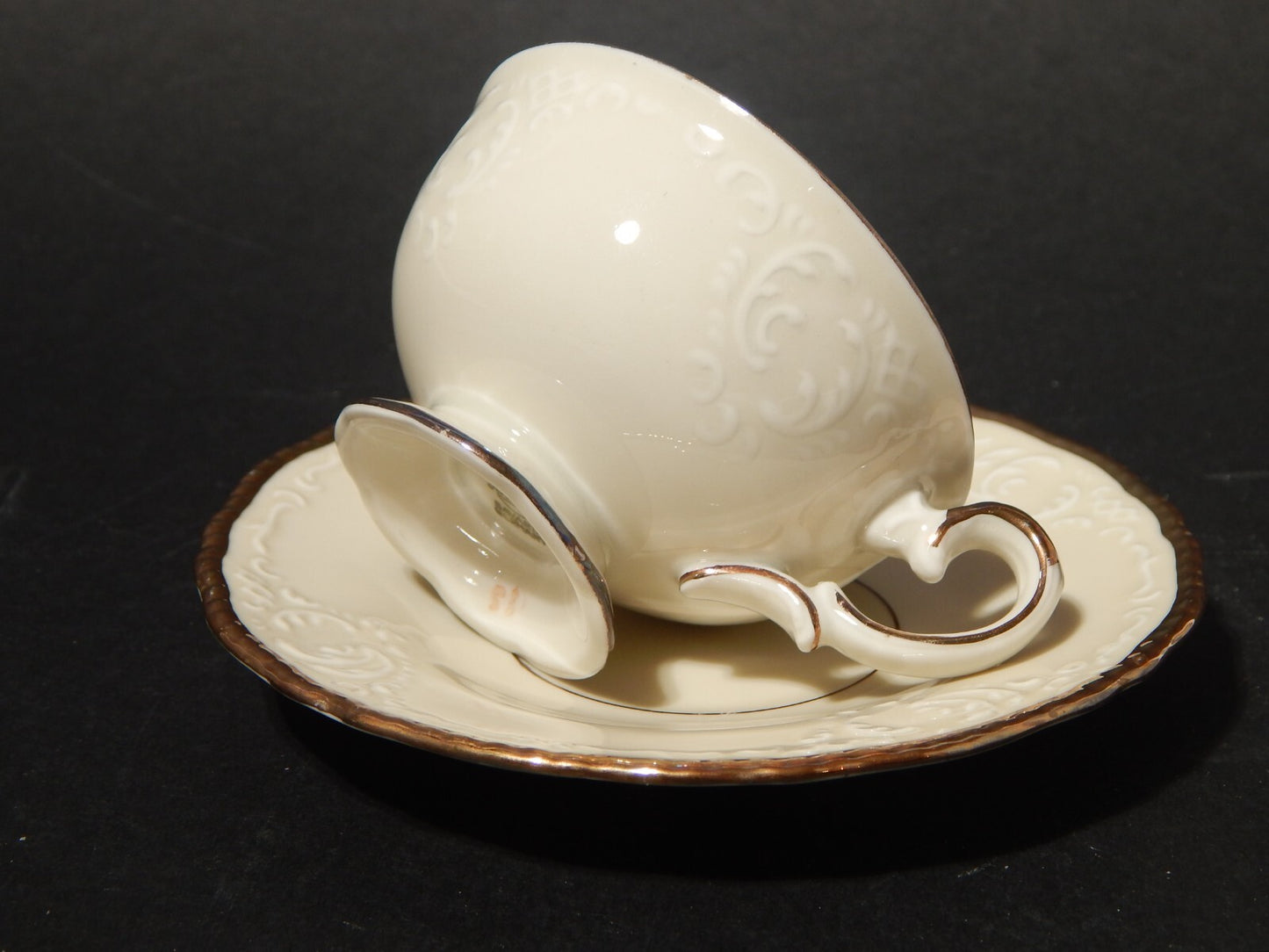 PREZIOSA TAZZINA CAFFÈ IN PORCELLANA ZEH SCHERZER BAVARIA STILE ROCAILLE