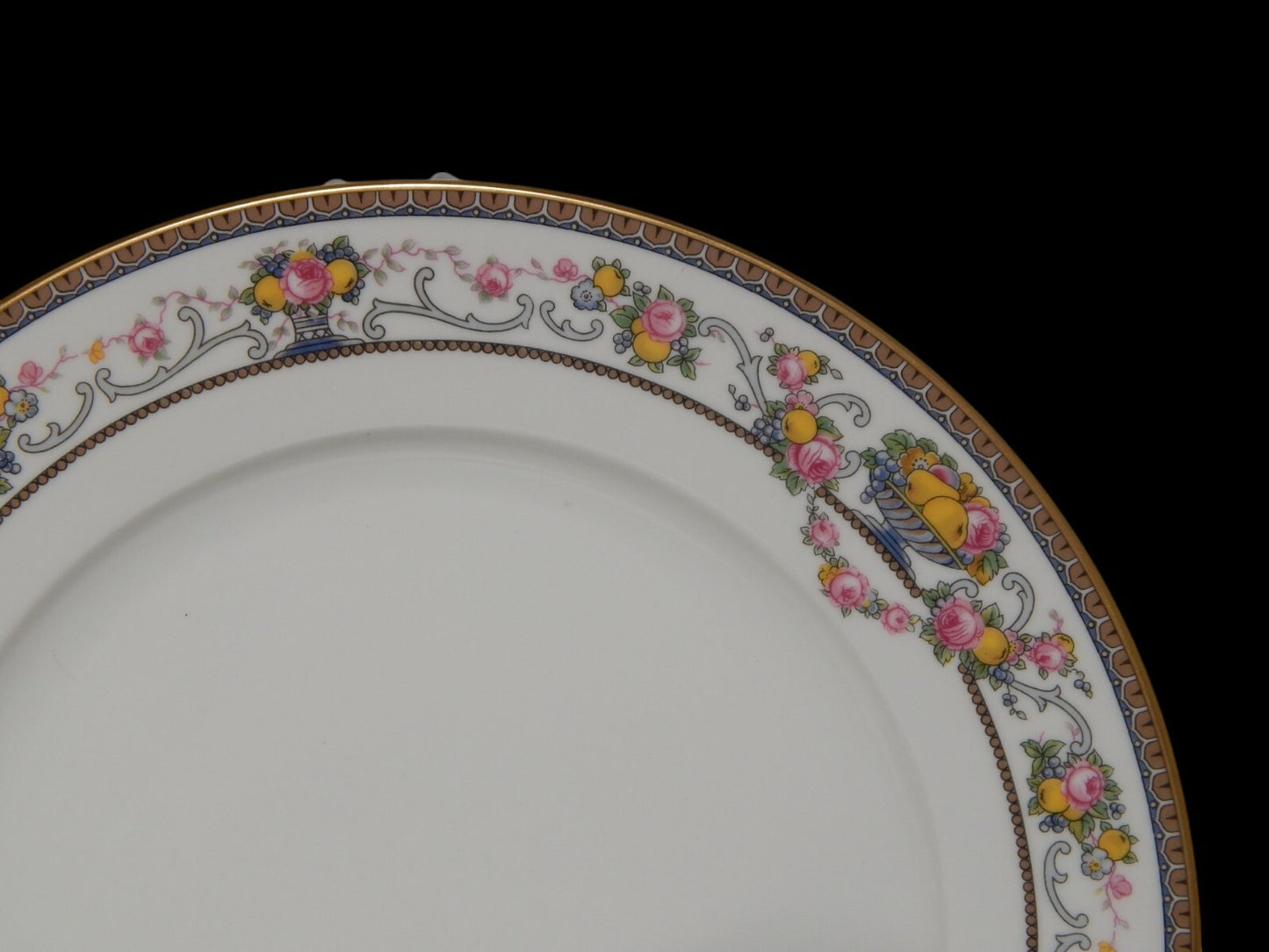 VINTAGE SERVIZIO TAVOLA PIATTI PORCELLANA ROSENTHAL CLASSIC ROSE GRECA FRUTTI