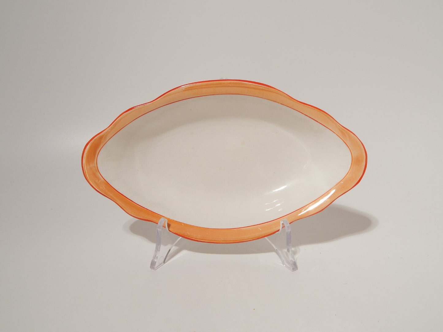 ANTICA ART DECO' RARA RAVIERA SOCIETÀ CERAMICA REVELLI LAVENO FASCIA ARANCIO