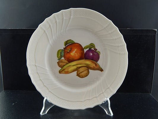 RICHARD GINORI PORCELLANA PIATTO VECCHIO GINORI DECORO NATURA MORTA FRUTTI