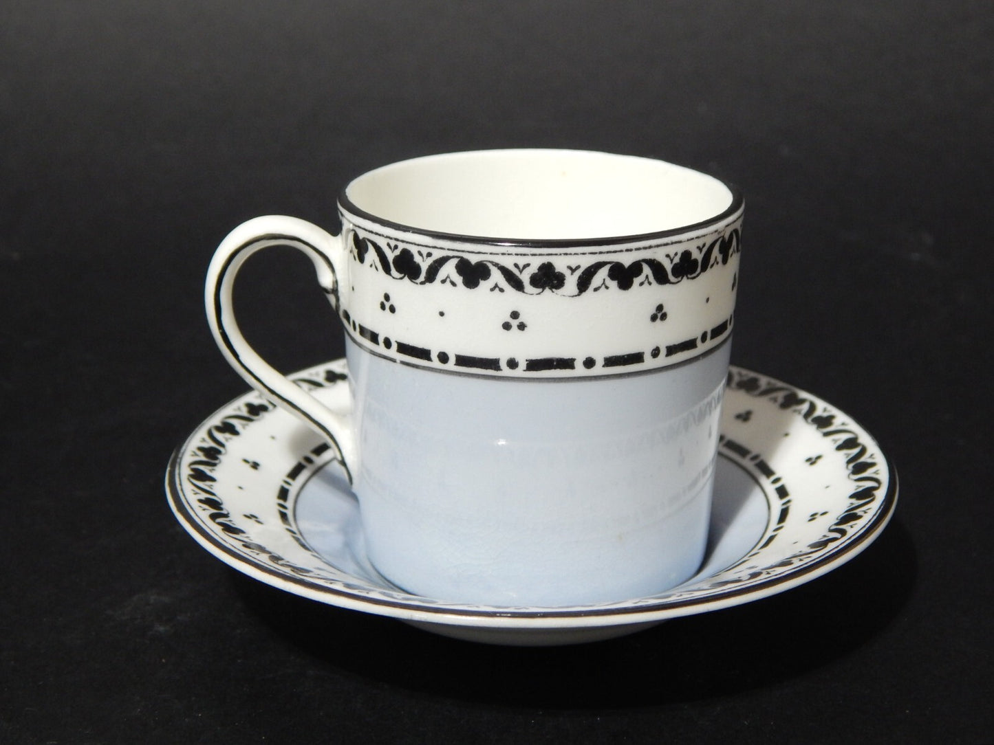 ANTICA RARA CRESCENT PERIODO EDOARDIANO TAZZINA FINE PORCELLANA INGLESE