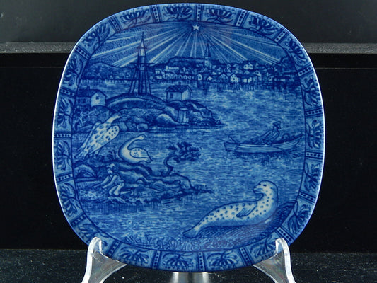 RORSTRAND PIATTO PORCELLANA NATALE 1978 PORCELAIN CHRISTMAS PLATE COLLEZIONE NEW