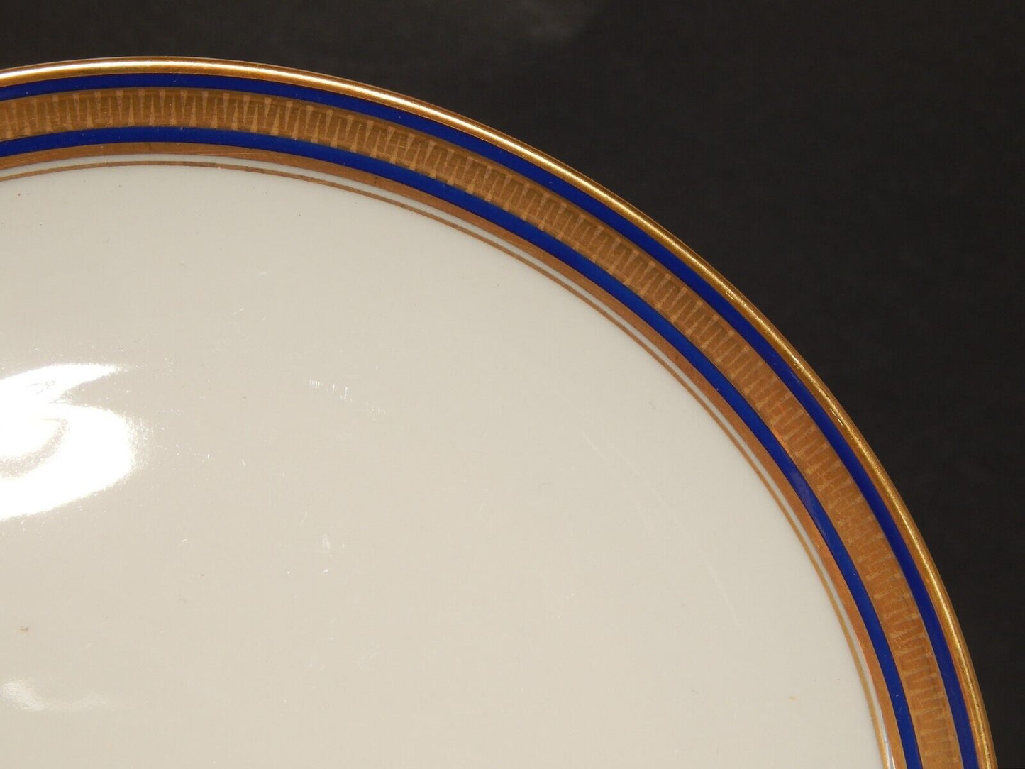 ANTICO STILE IMPERO PREZIOSO TRIO TAZZA TE' PORCELLANA ESCHENBACH BAVARIA